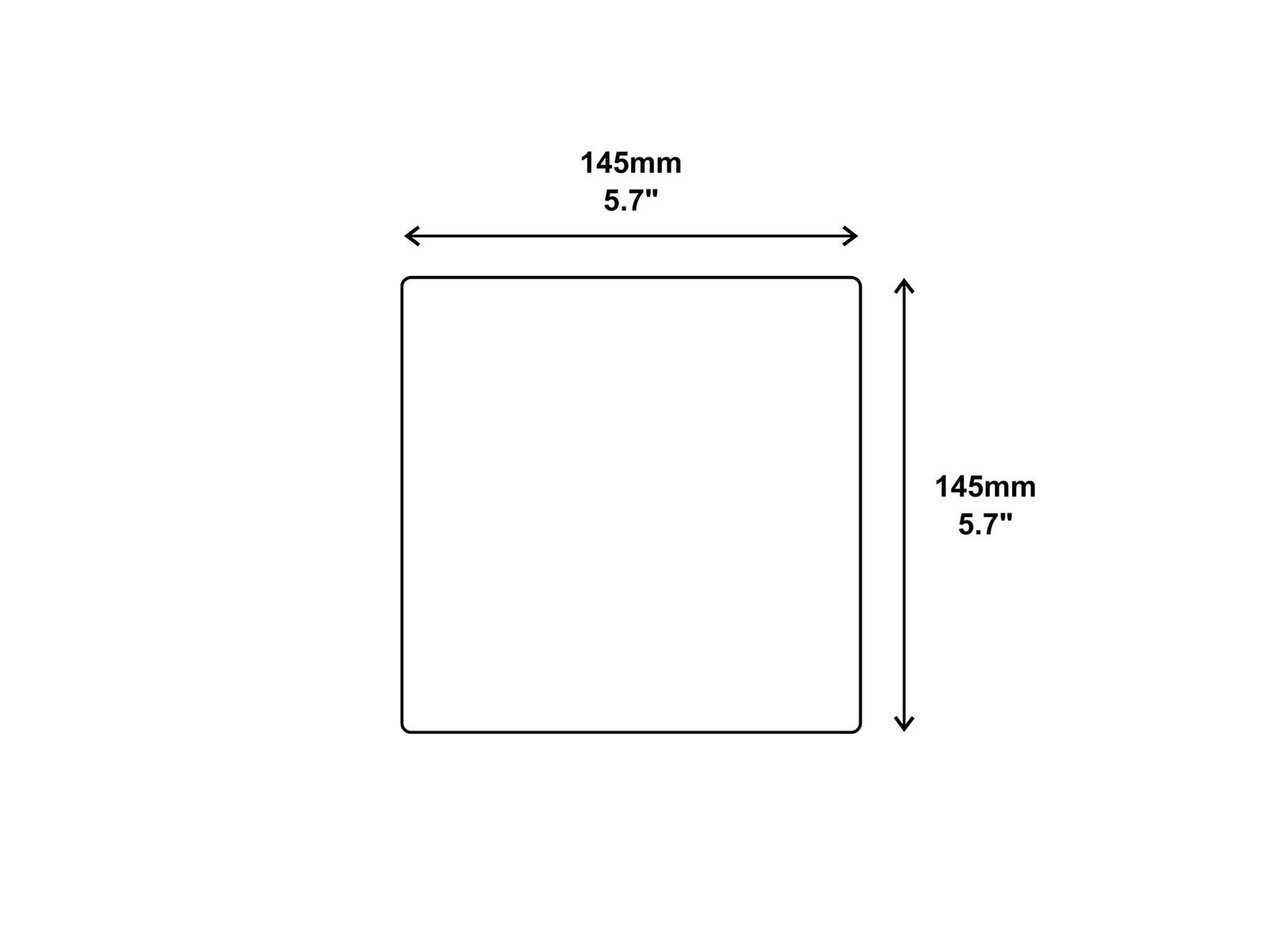 145mm Black Please Turn Off Lights & AC Sign – Self Adhesive, Indoor/Outdoor – by North By North East – Signs