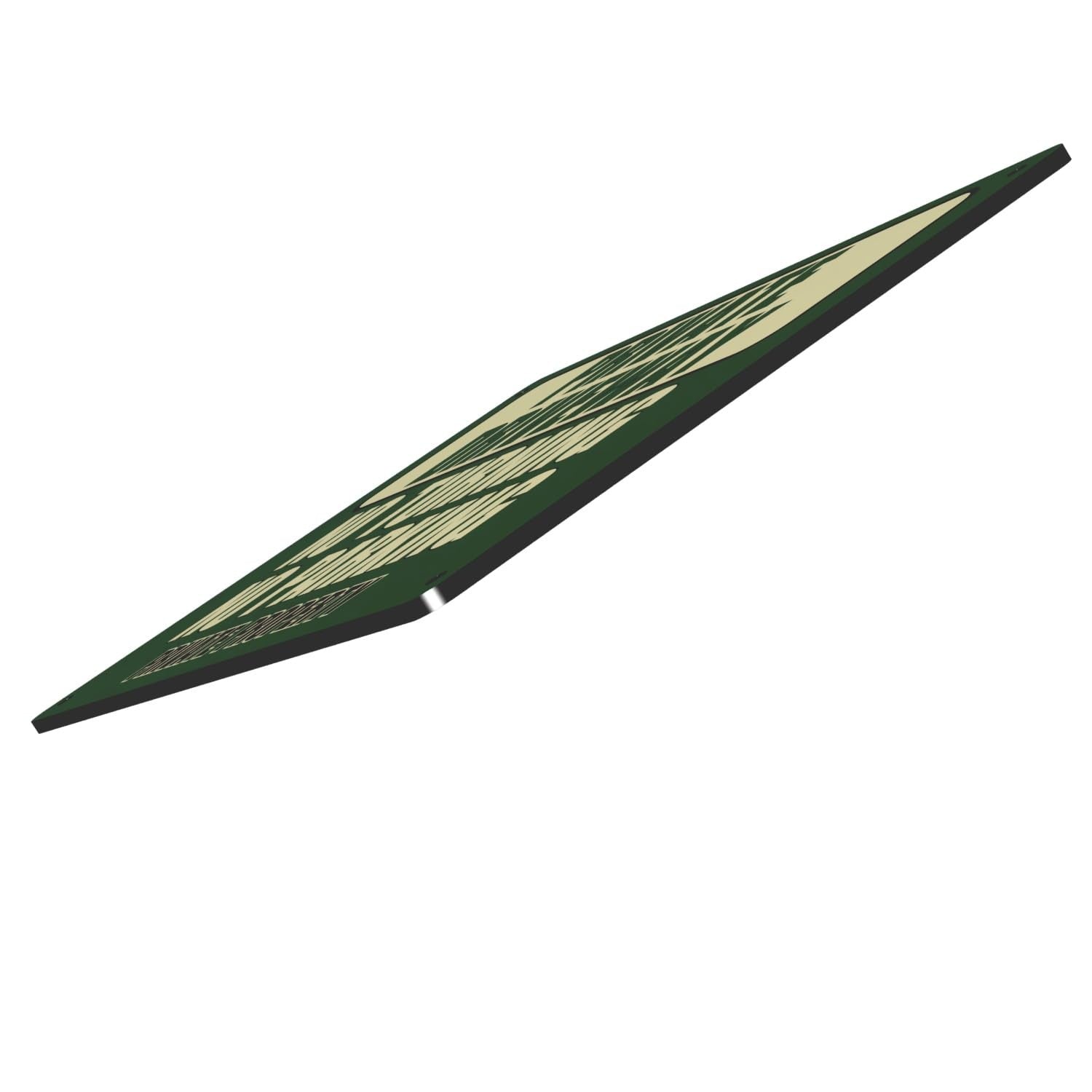 A4 Private Driveway Sign – No Turning No Parking – Green Aluminium Outdoor Notic – by North By North East – Parking Signs