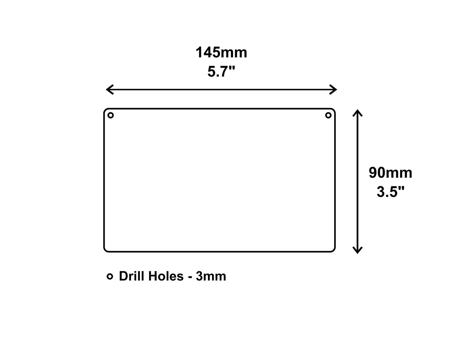 🍽 Please Wait to Be Seated Sign – 140x90mm Black Aluminium – Hanging – UK – by North By North East – Signs