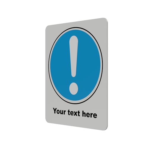 Mandatory Health & Safety Sign - HSE Compliant, Laminated, 3M Backed - 120x100mm (General) – by North By North East – Safety & Warning Signs