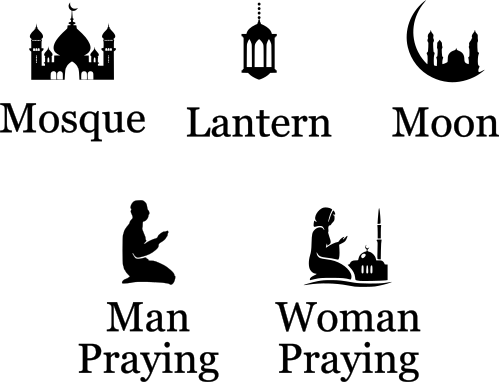 Personalised Islamic Memorial Stake — Black Acrylic Plaque with Integrated Stake (230 × 140 mm, 6 mm, UK Made) – by North By North East – Plaques & Nameplates