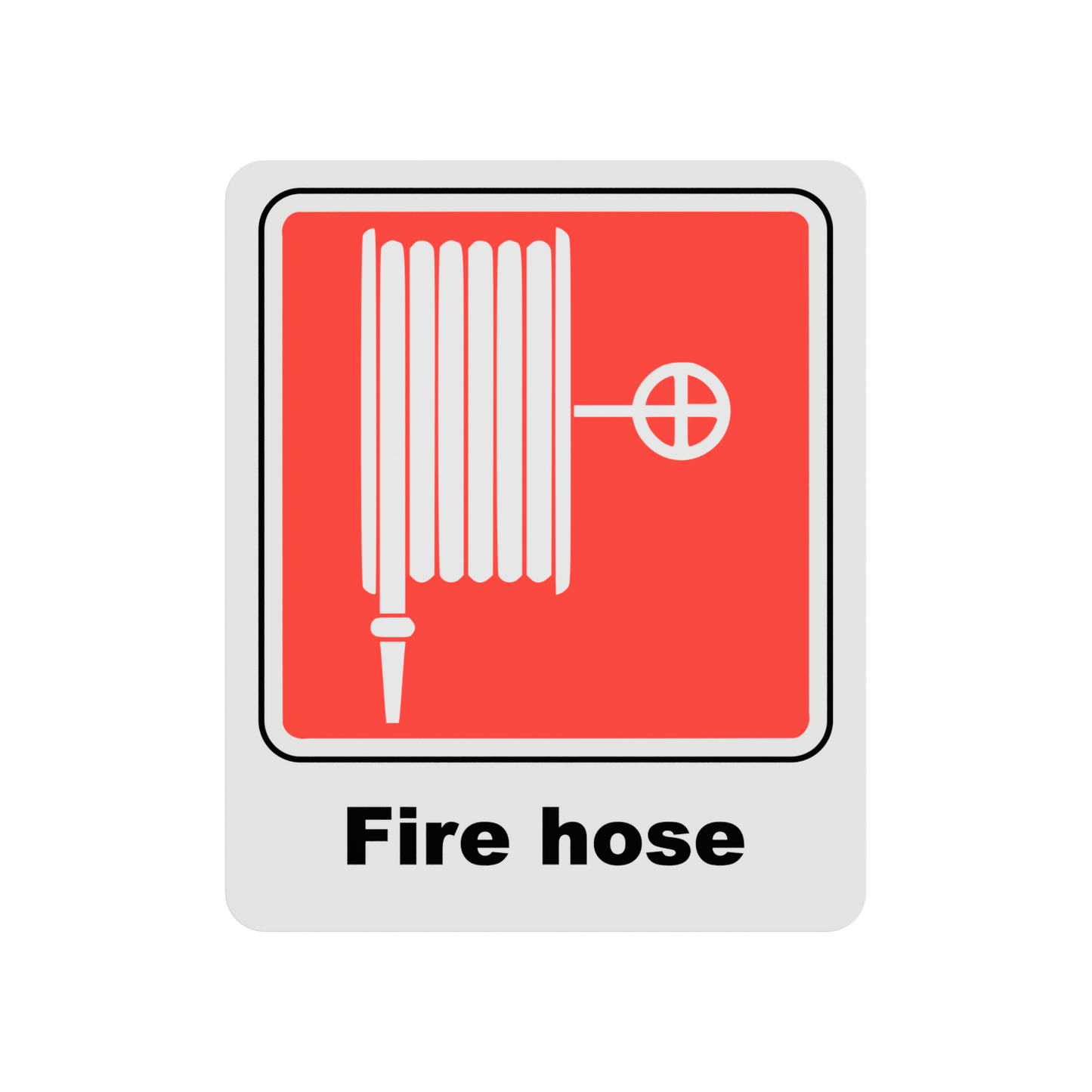 Multipurpose Fire Safety Sign - FIRE HOSE – by origindesigned – Safety & Warning Signs