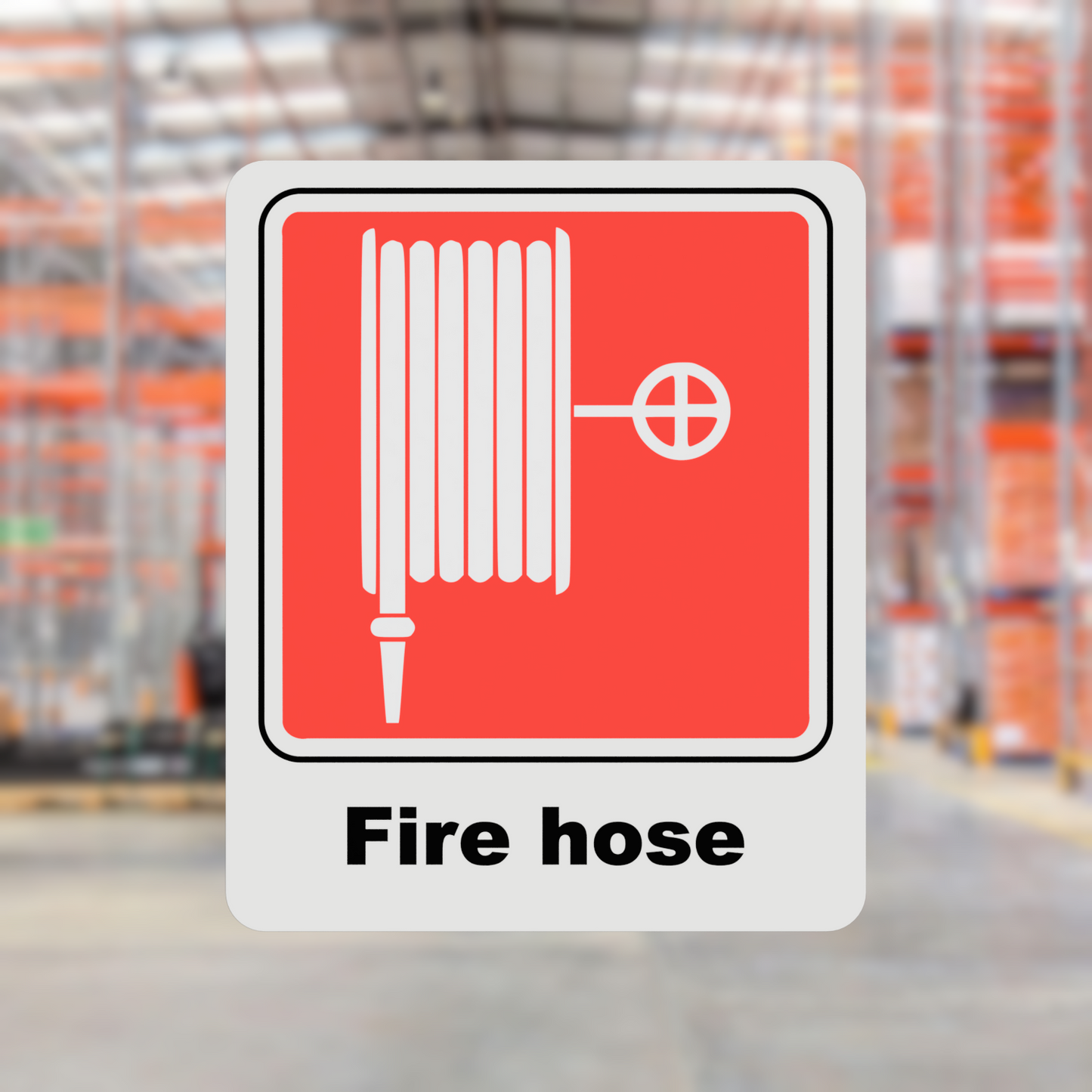 Multipurpose Fire Safety Sign - FIRE HOSE – by origindesigned – Safety & Warning Signs