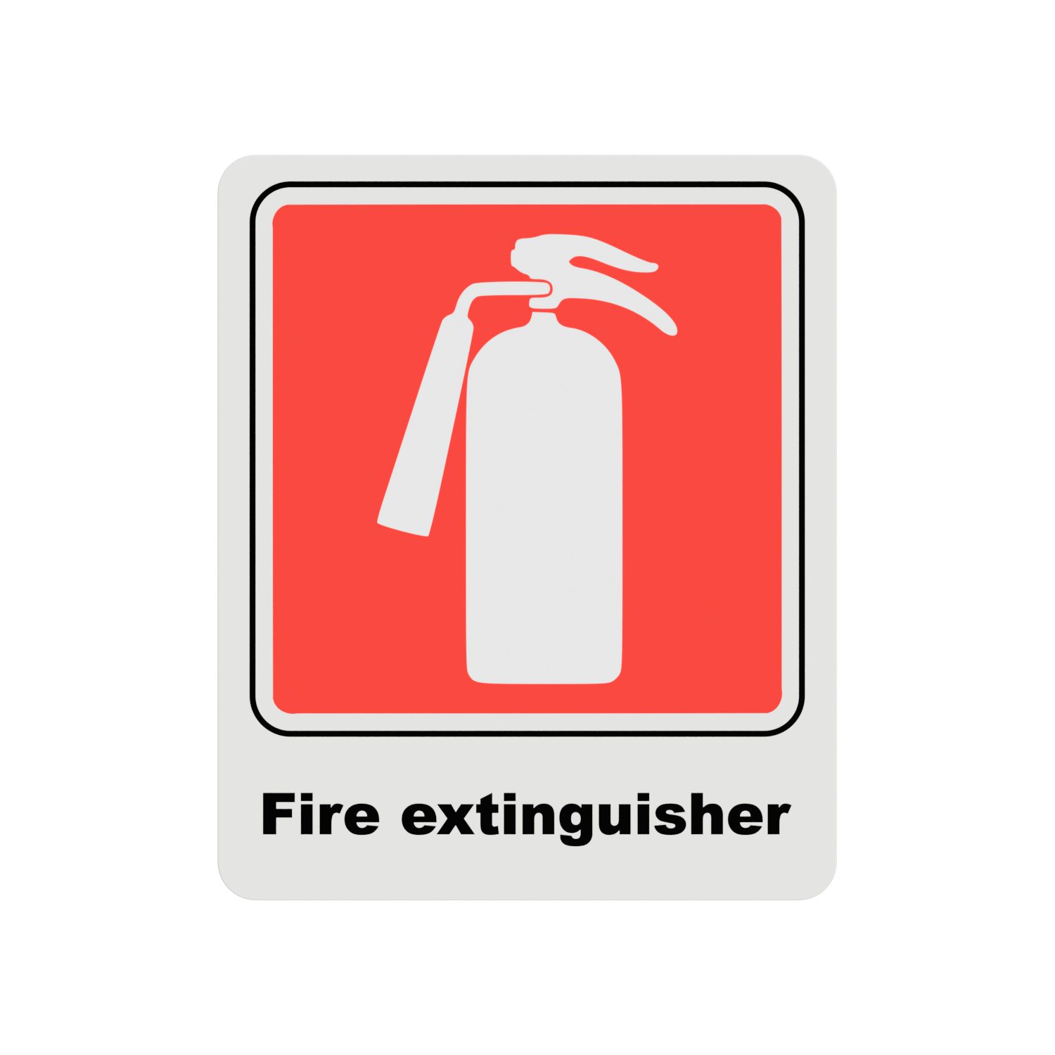 Multipurpose Fire Safety Sign - FIRE EXTINGUISHER – by origindesigned – Safety & Warning Signs