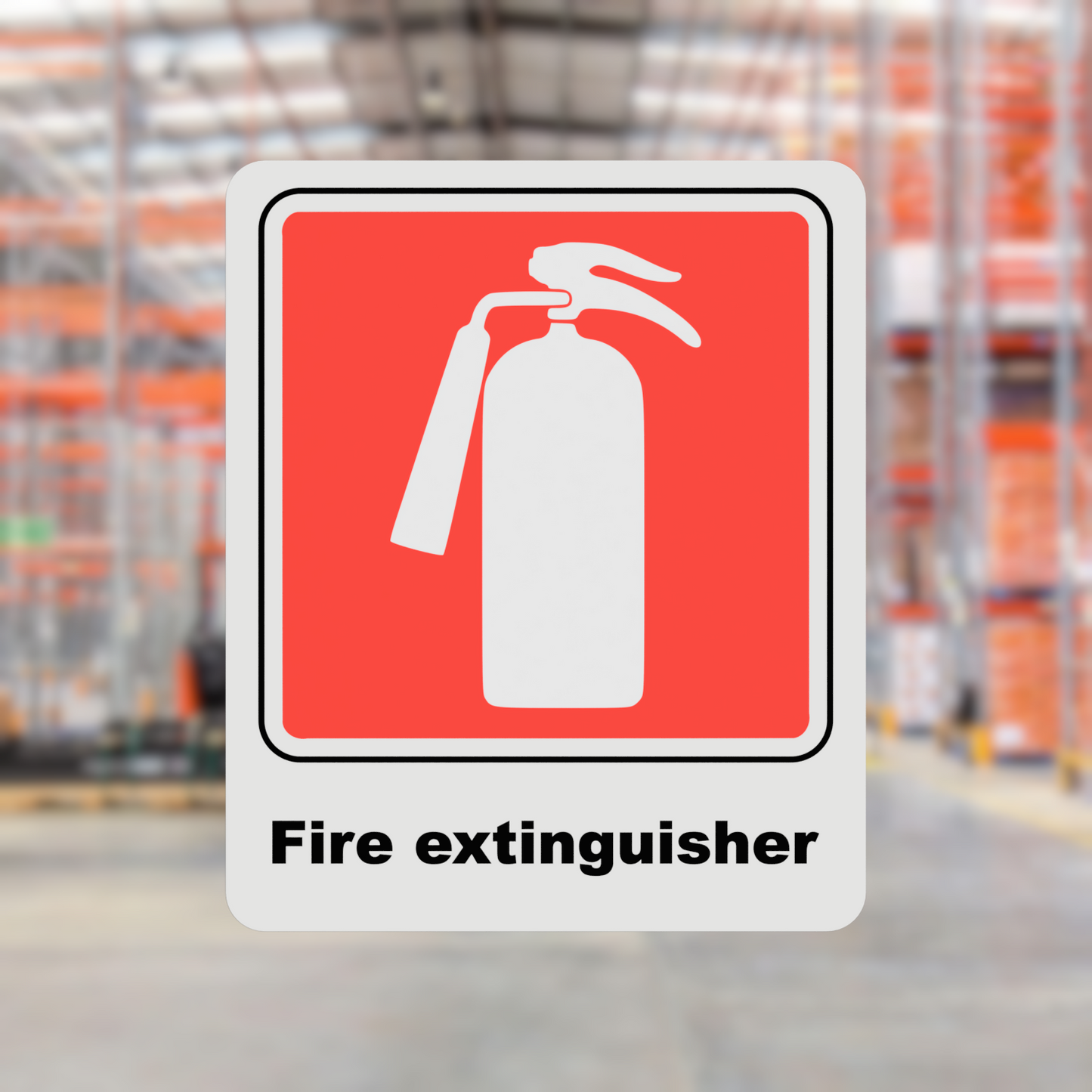 Multipurpose Fire Safety Sign - FIRE EXTINGUISHER – by origindesigned – Safety & Warning Signs