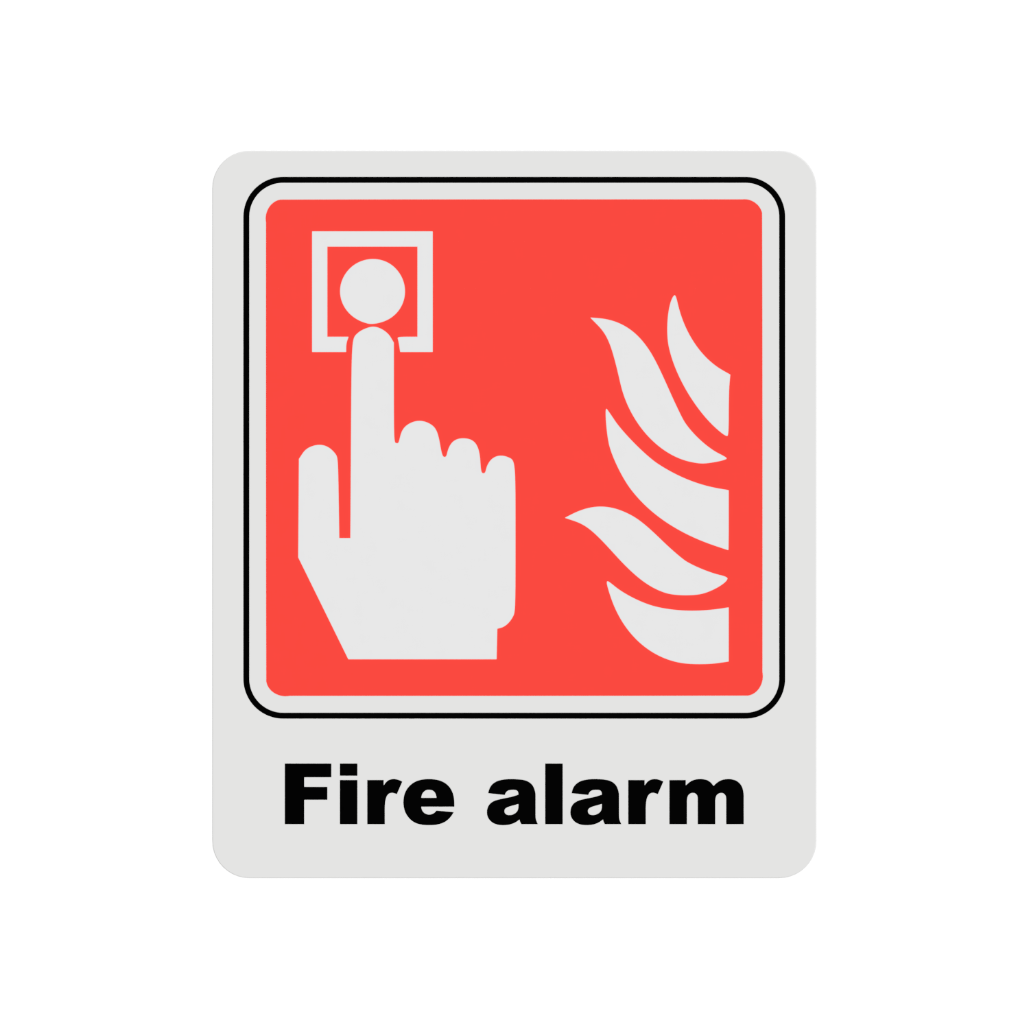 Multipurpose Fire Safety Sign - FIRE ALARM – by origindesigned – Safety & Warning Signs