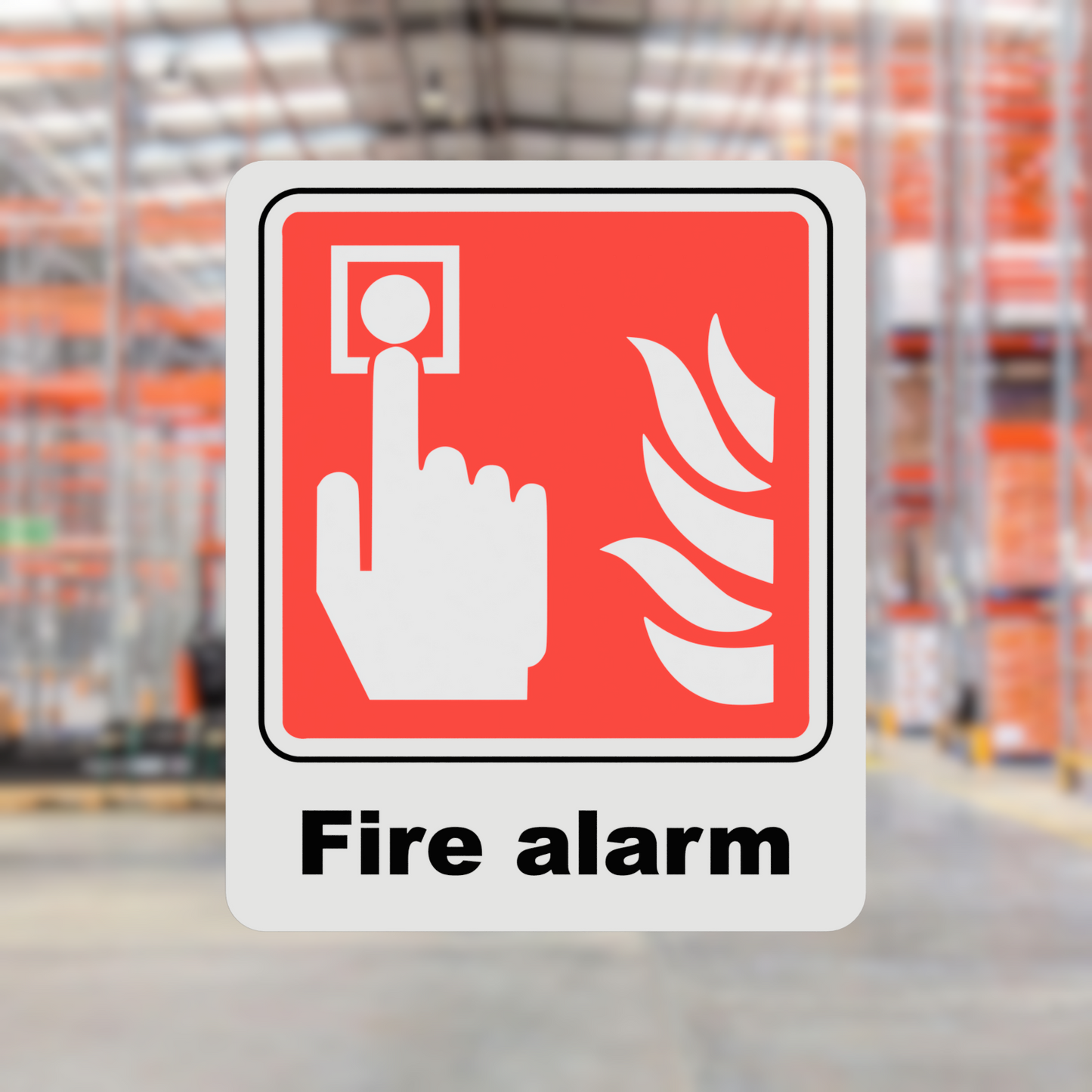 Multipurpose Fire Safety Sign - FIRE ALARM – by origindesigned – Safety & Warning Signs