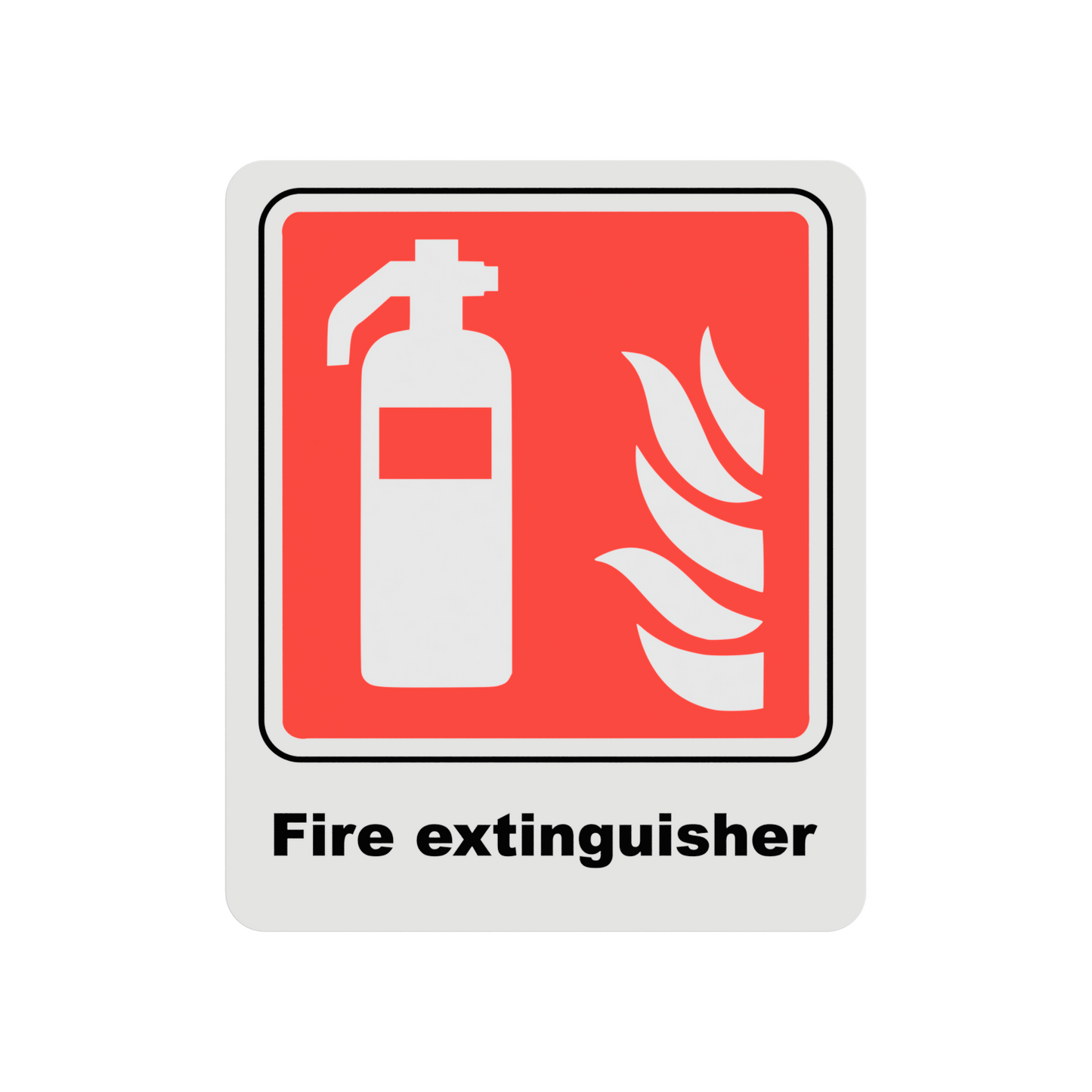 Multipurpose Fire Safety Sign - FLAME – by origindesigned – Safety & Warning Signs