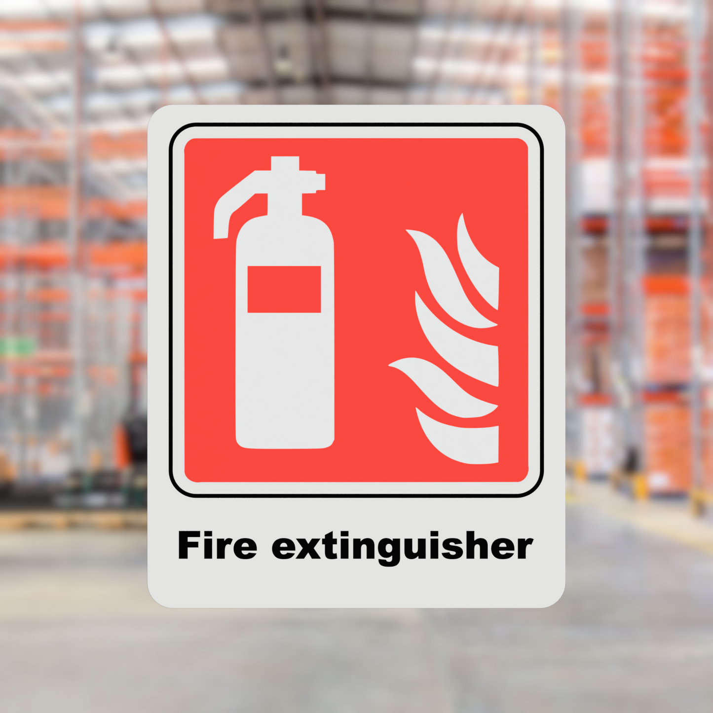 Multipurpose Fire Safety Sign - FLAME – by origindesigned – Safety & Warning Signs