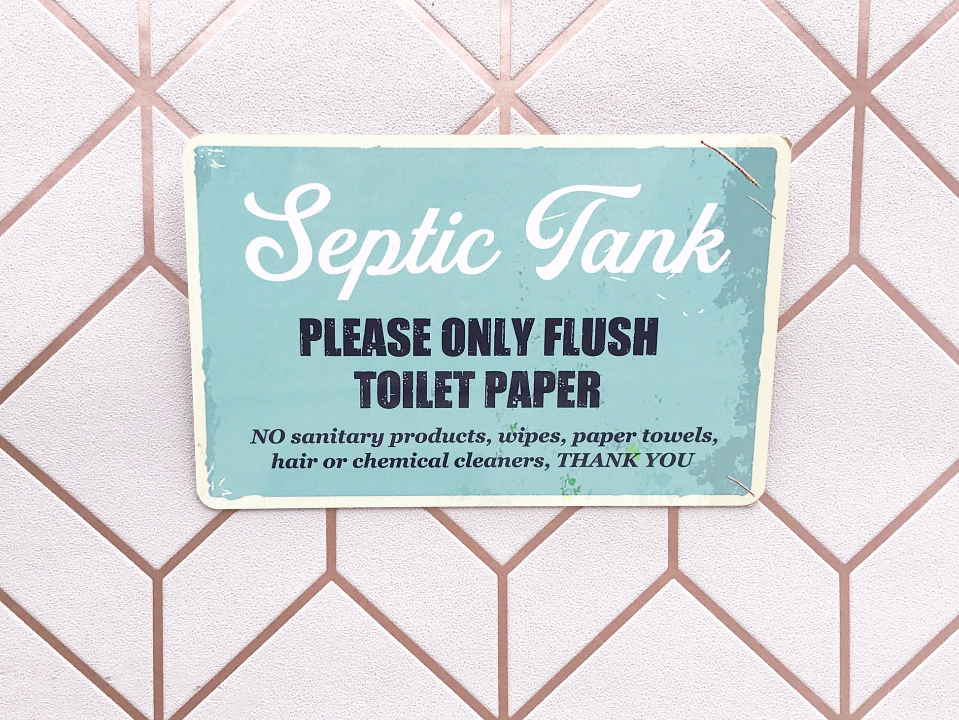 Rustic Metal Septic Tank Sign – by origindesigned – Signs