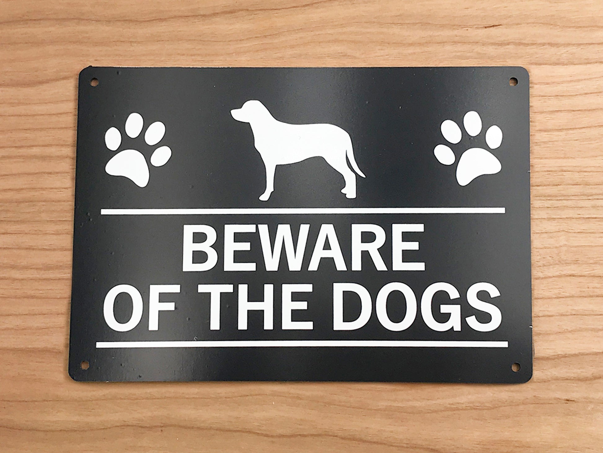 Beware of the Dog / Dogs Notice Sign – by origindesigned – Signs