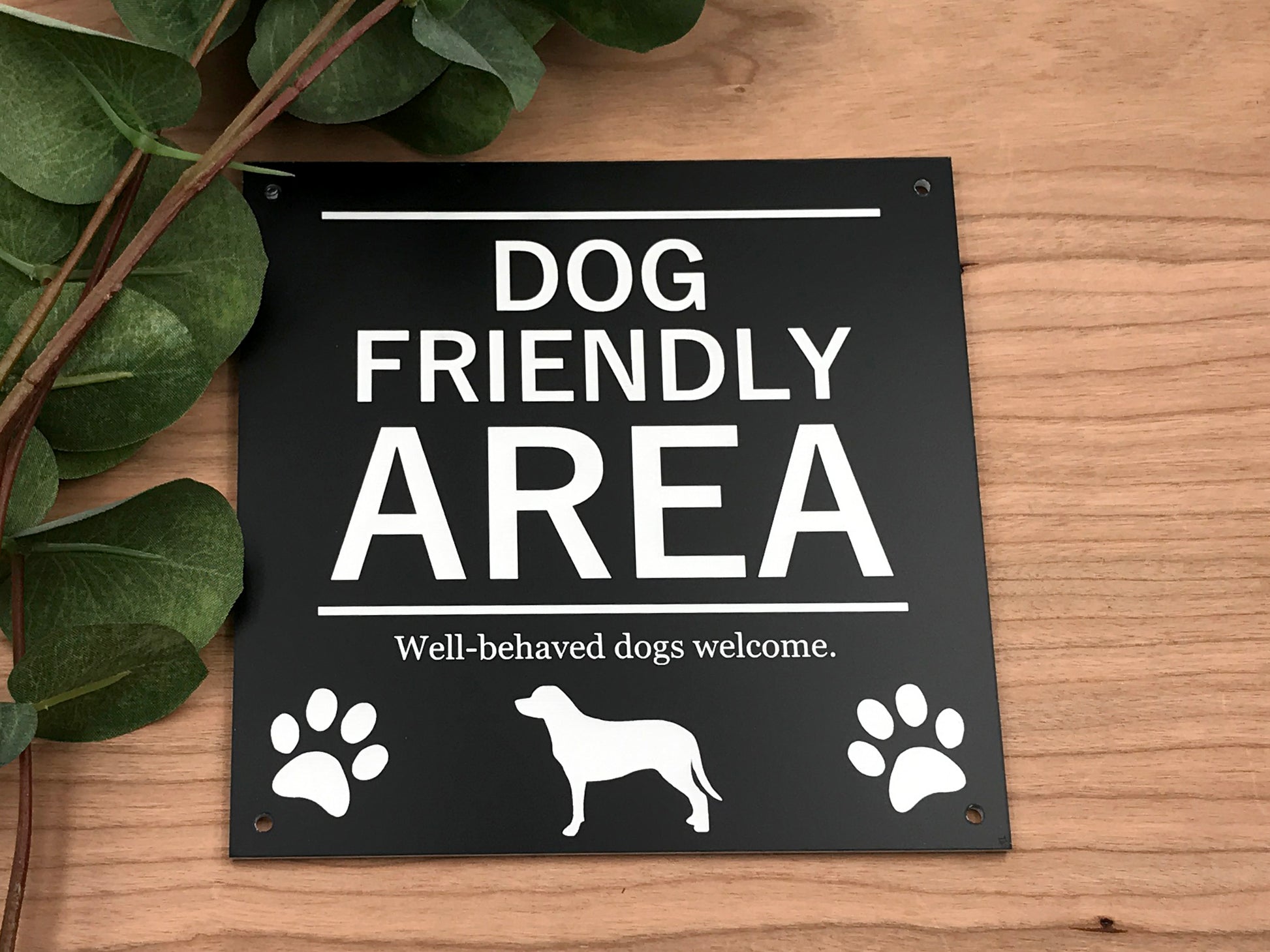 Dog Friendly Area Sign – by origindesigned – Signs
