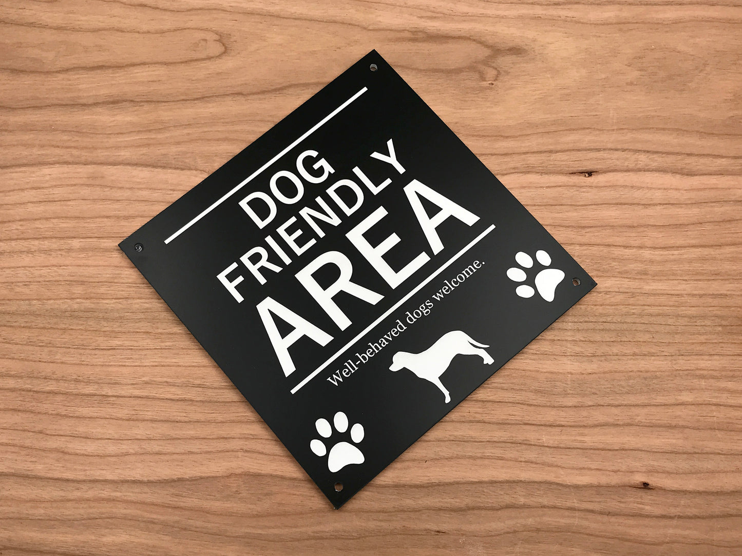 Dog Friendly Area Sign – by origindesigned – Signs