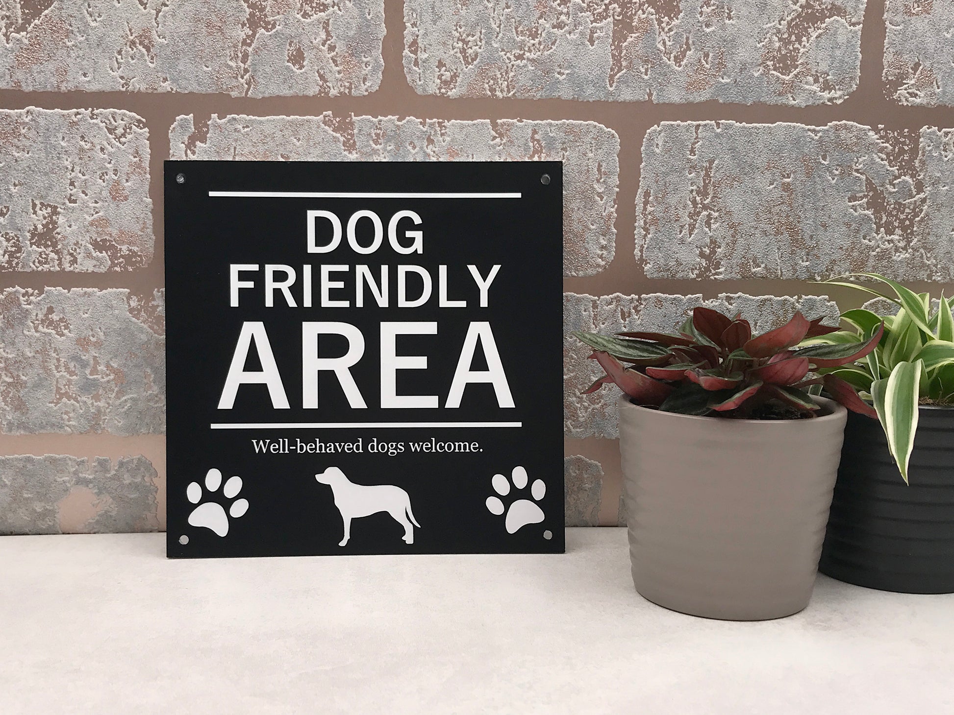 Dog Friendly Area Sign – by origindesigned – Signs