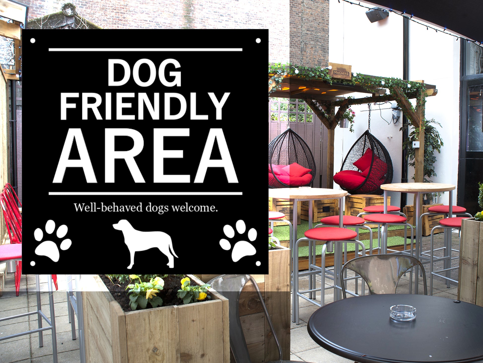 Dog Friendly Area Sign – by origindesigned – Signs