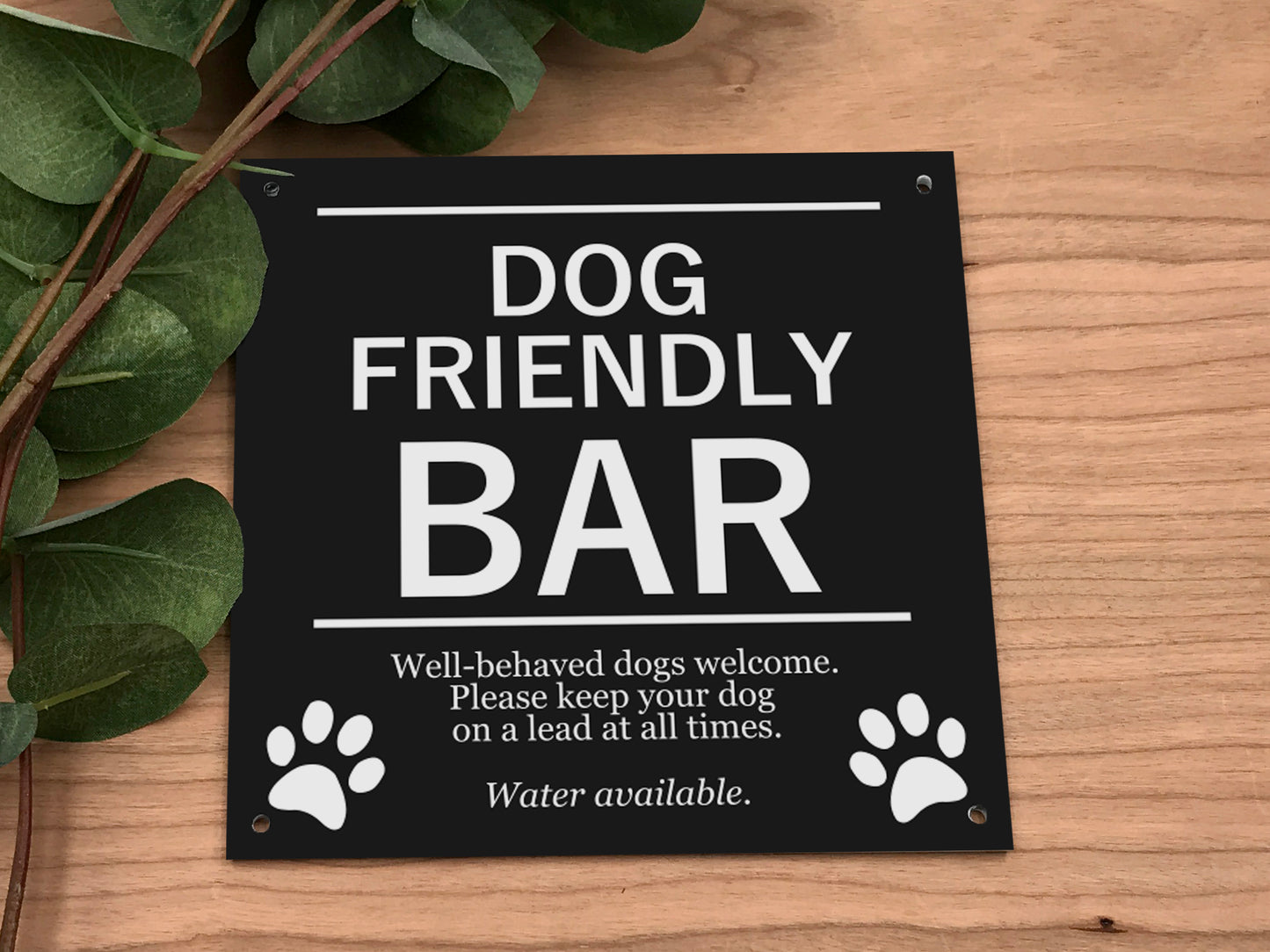 Dog Friendly Bar Sign – by origindesigned – Signs