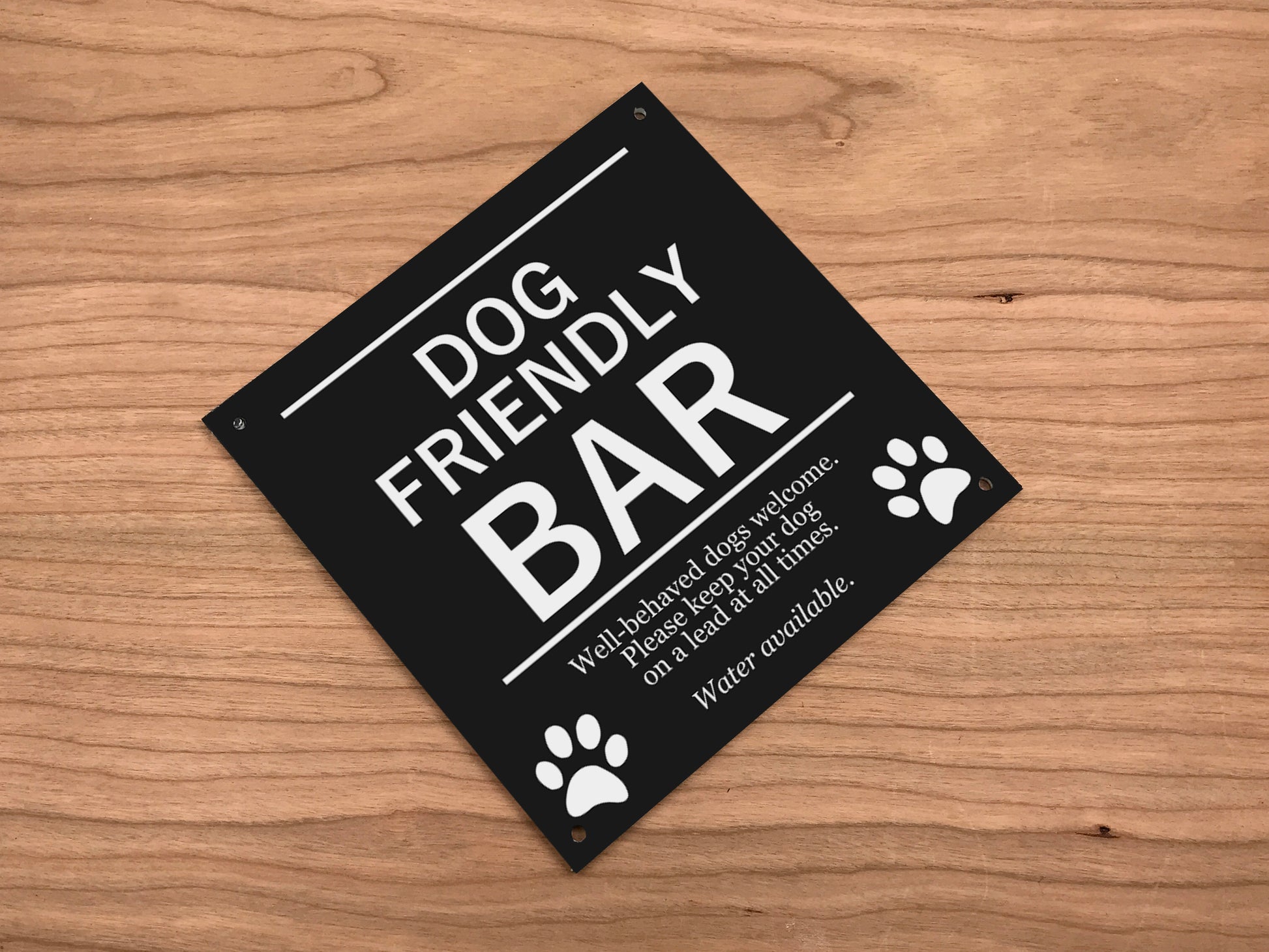 Dog Friendly Bar Sign – by origindesigned – Signs