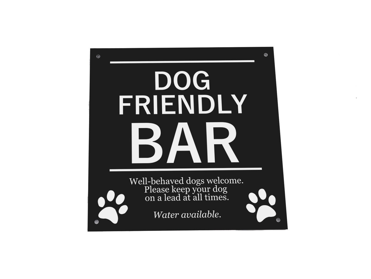 Dog Friendly Bar Sign – by origindesigned – Signs