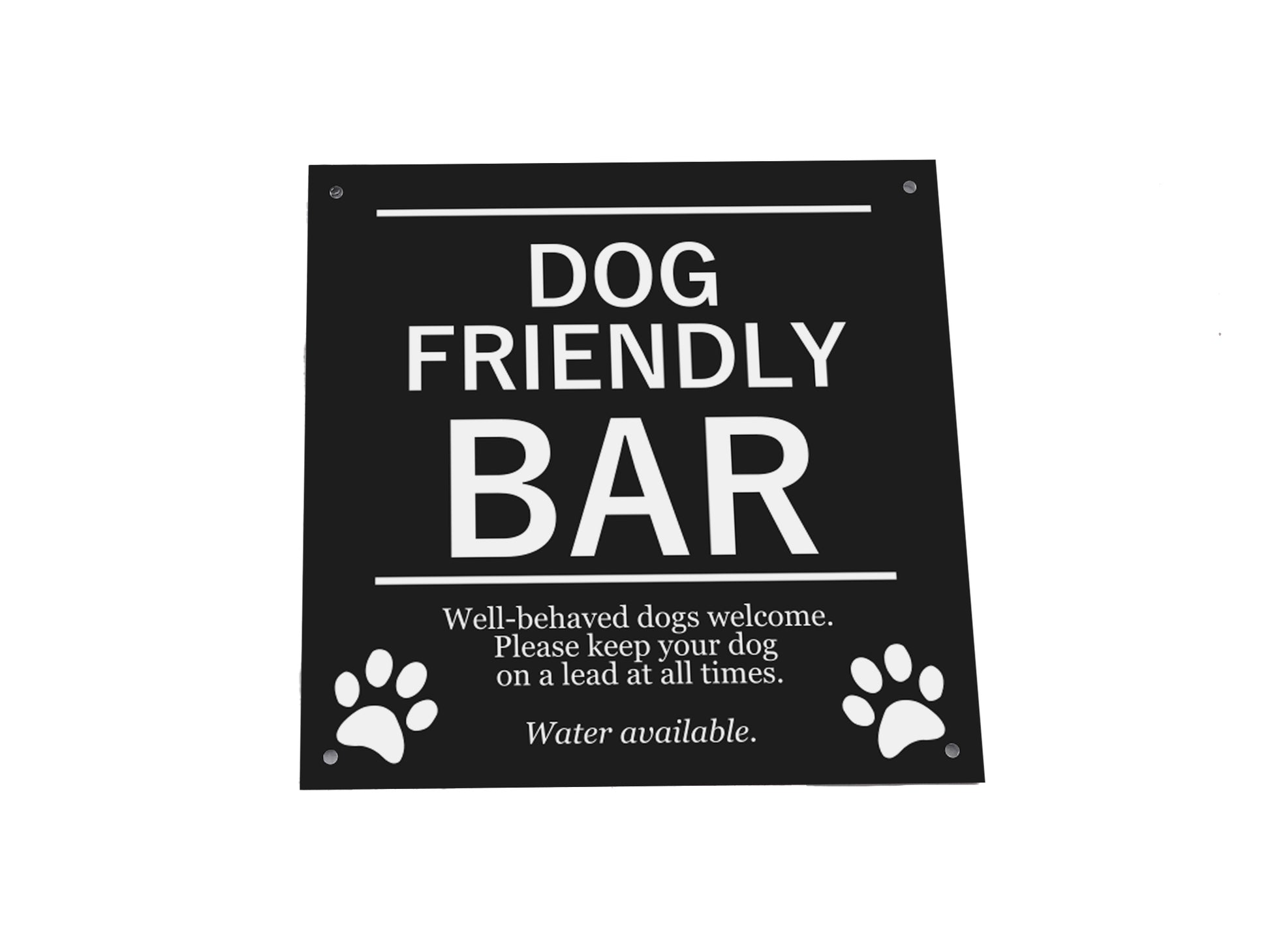 Dog Friendly Bar Sign – by origindesigned – Signs