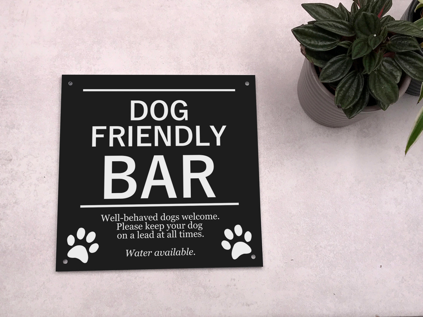 Dog Friendly Bar Sign – by origindesigned – Signs