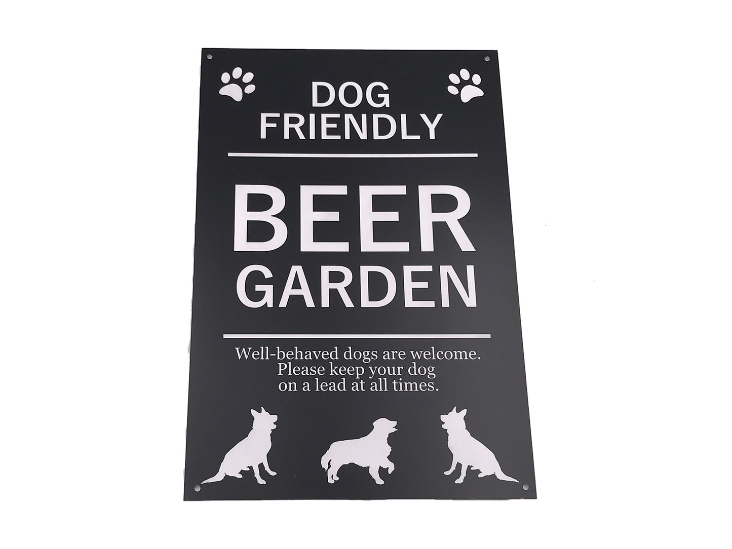 Dog Friendly Beer Garden Sign – by origindesigned – Garden & Outdoor Signs