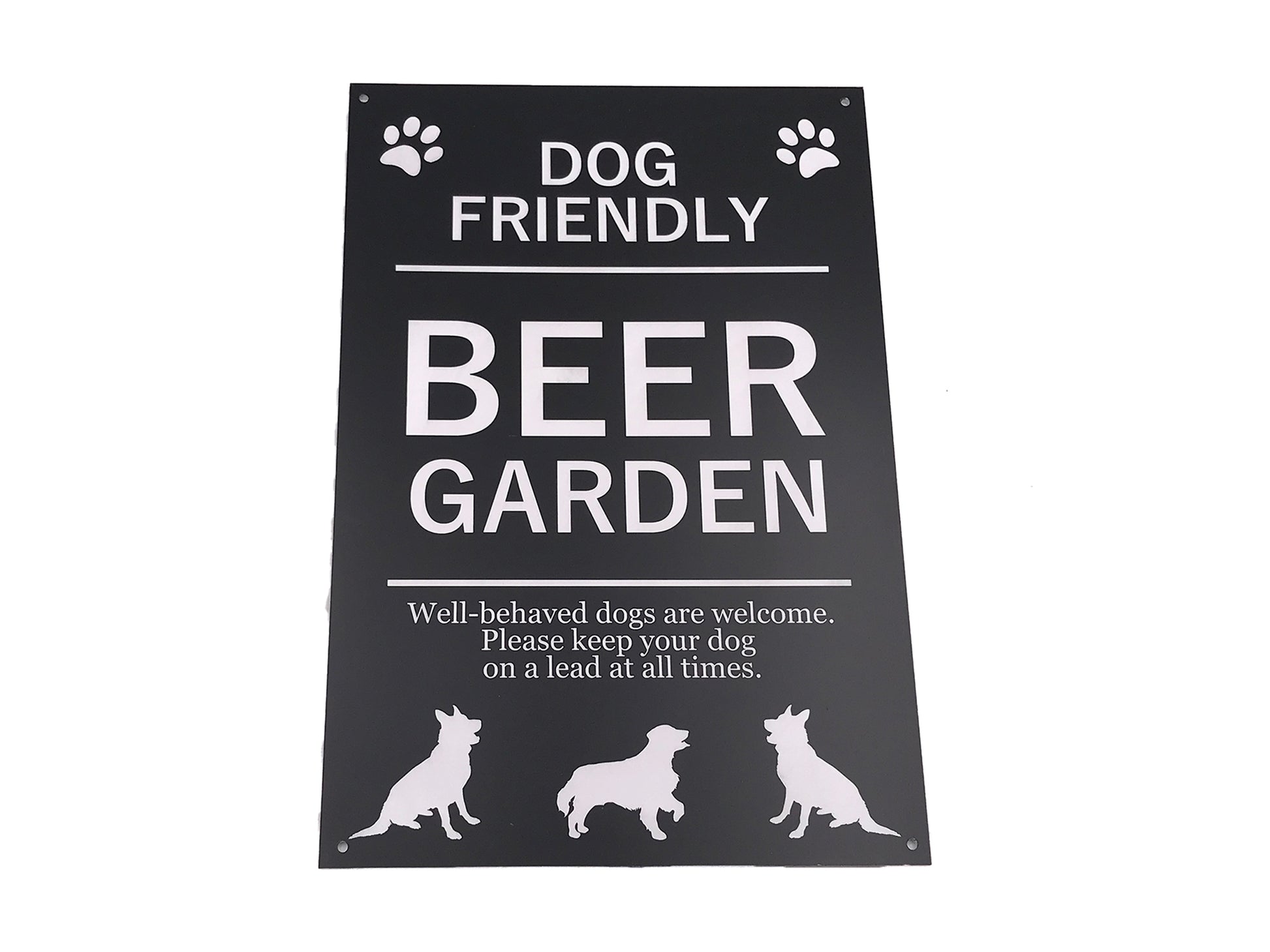 Dog Friendly Beer Garden Sign – by origindesigned – Garden & Outdoor Signs