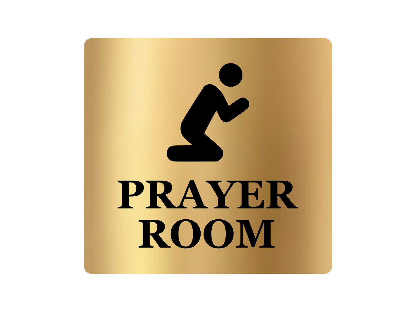 Prayer Room - Adhesive Door Sign