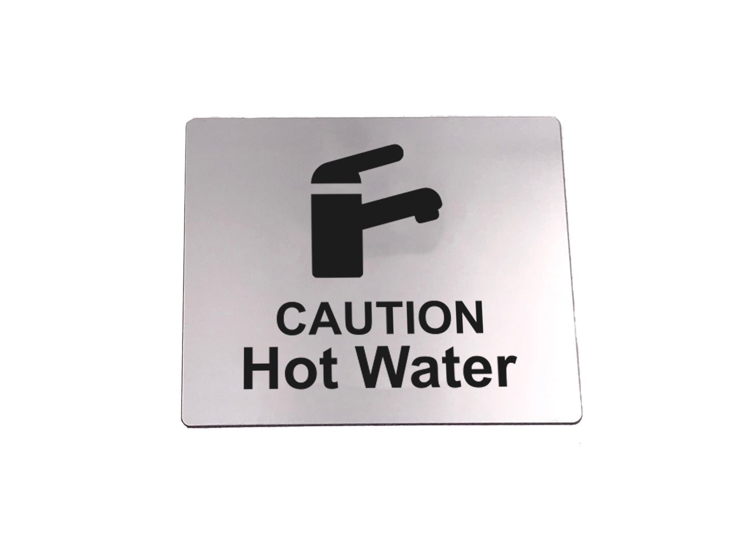 Self Adhesive Caution Hot Water Tap Sink Sign – by origindesigned – Signs