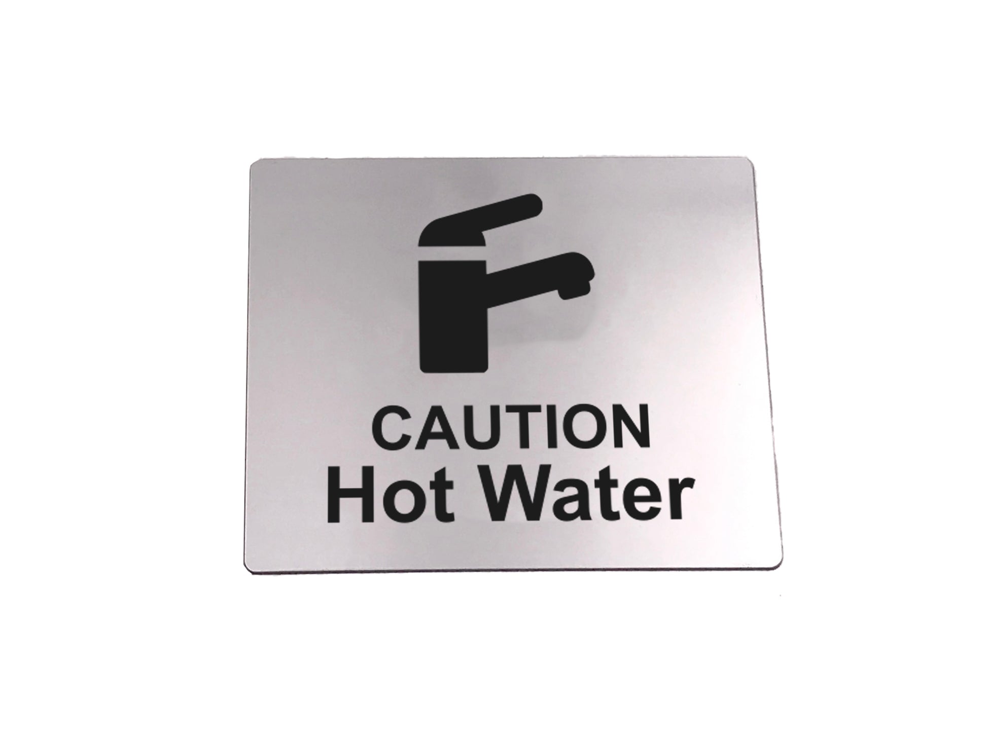 Self Adhesive Caution Hot Water Tap Sink Sign – by origindesigned – Signs