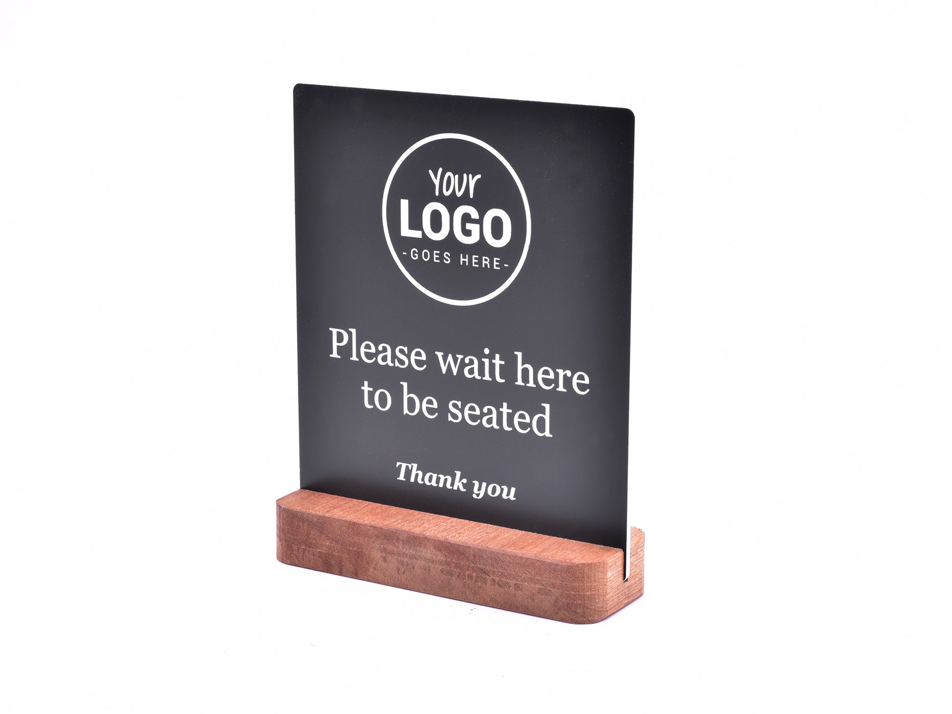 Please Wait To Be Seated - Customised Counter Sign – by origindesigned – Signs