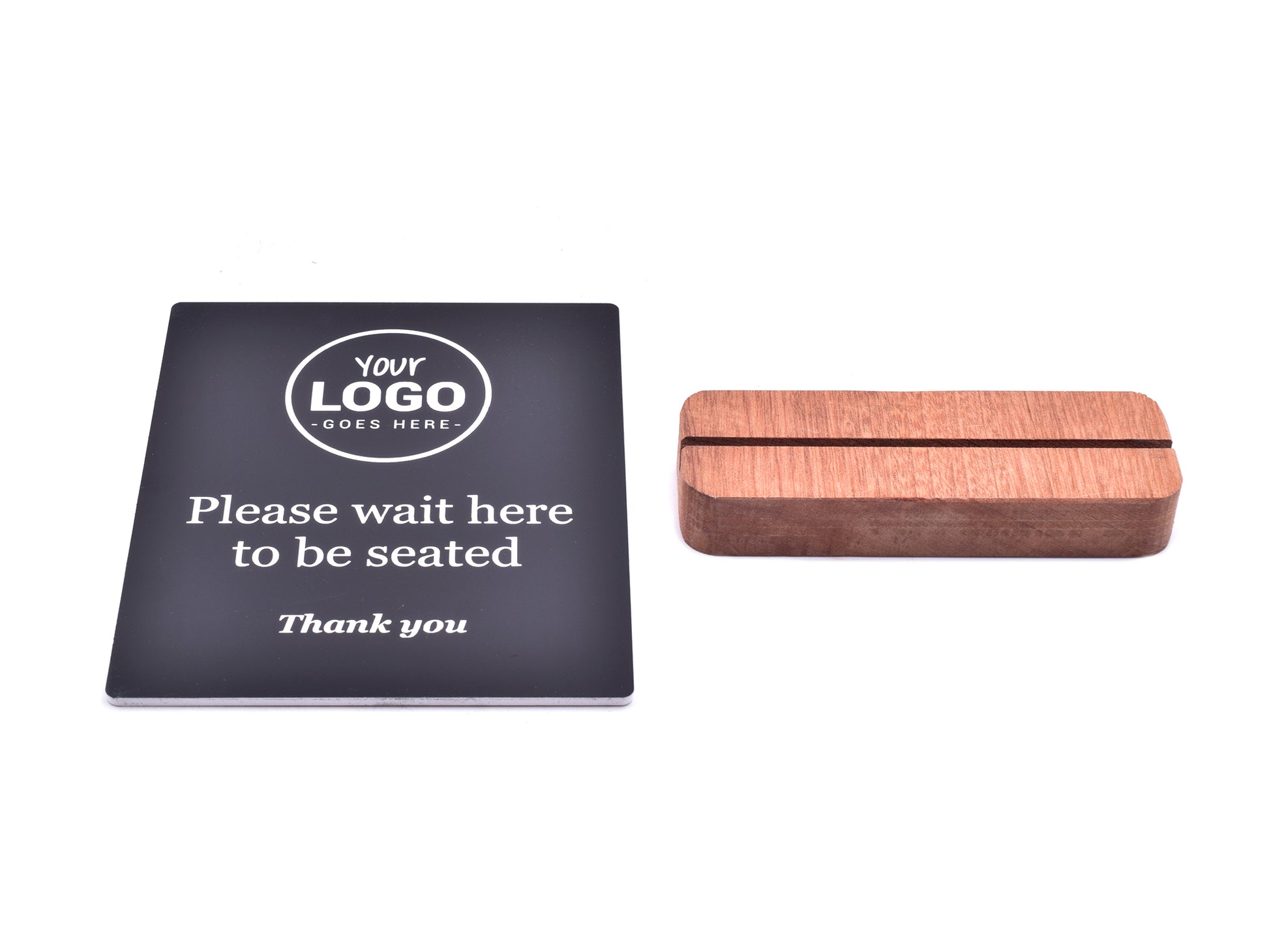 Please Wait To Be Seated - Customised Counter Sign – by origindesigned – Signs