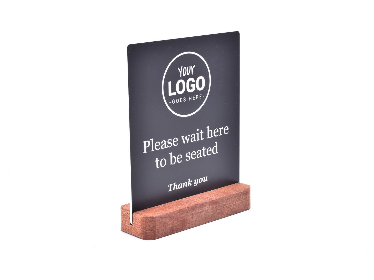 Please Wait To Be Seated - Customised Counter Sign – by origindesigned – Signs