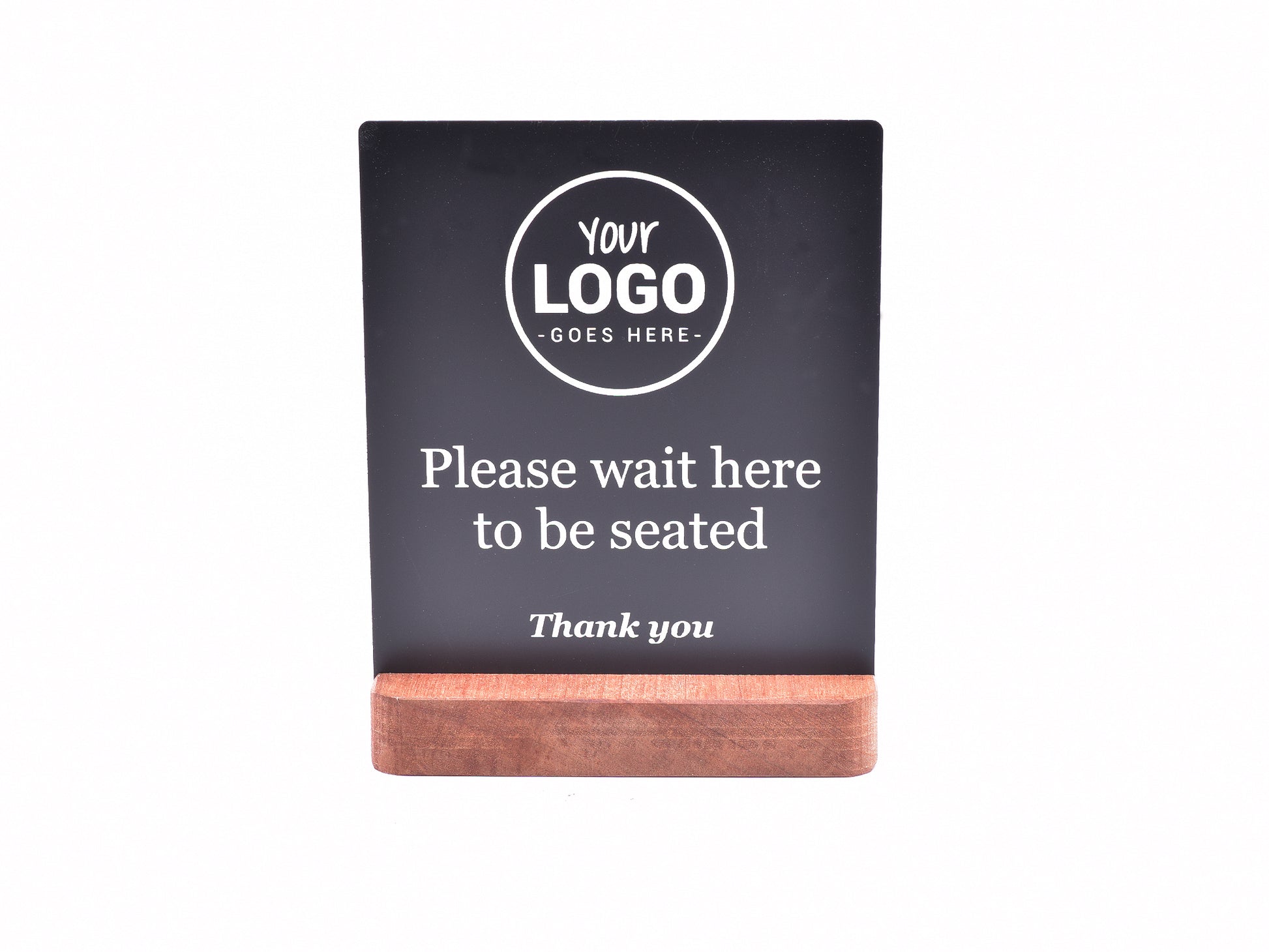 Please Wait To Be Seated - Customised Counter Sign – by origindesigned – Signs