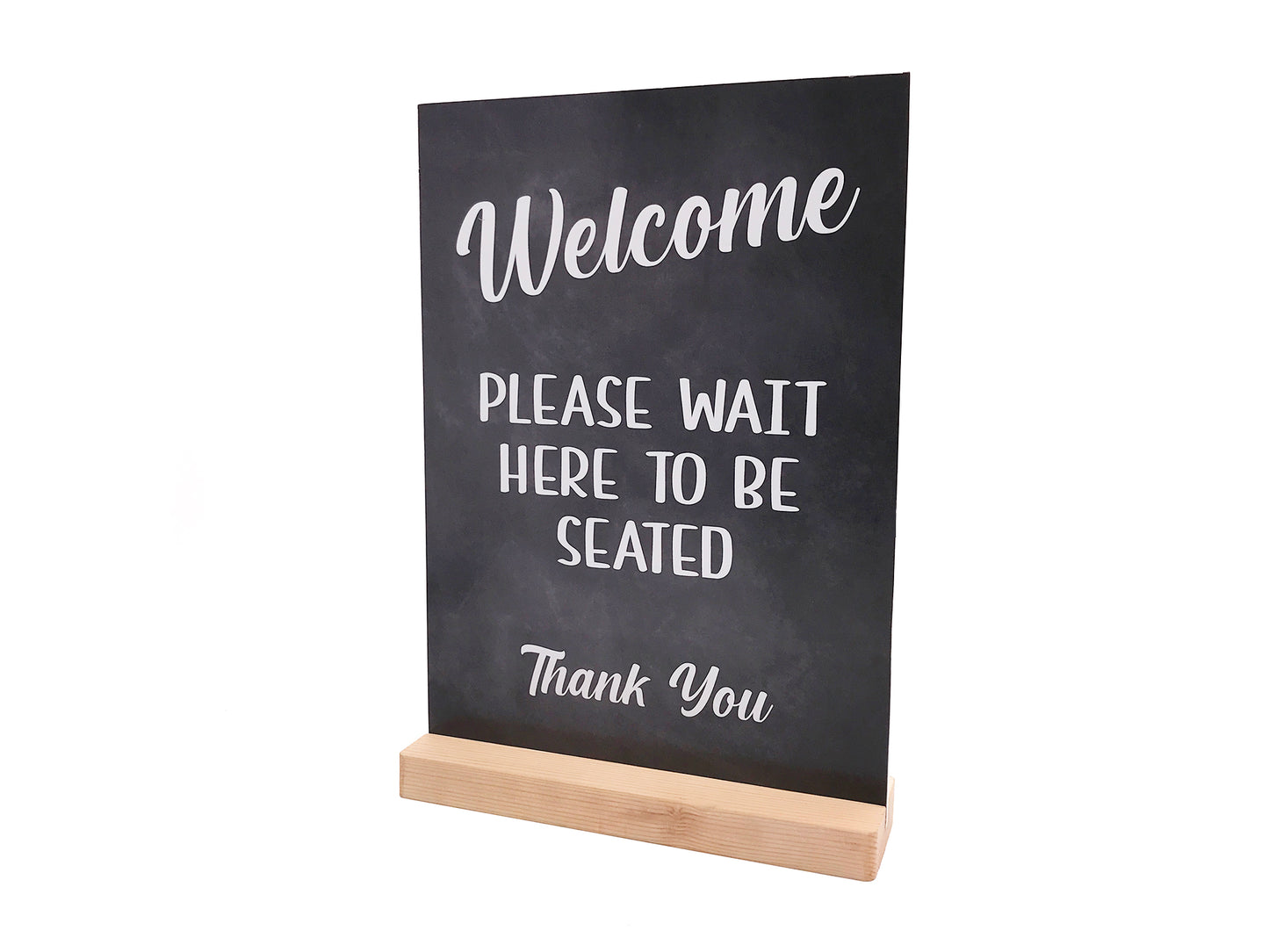 Please Wait Here To Be Seated Sign – by origindesigned – Signs