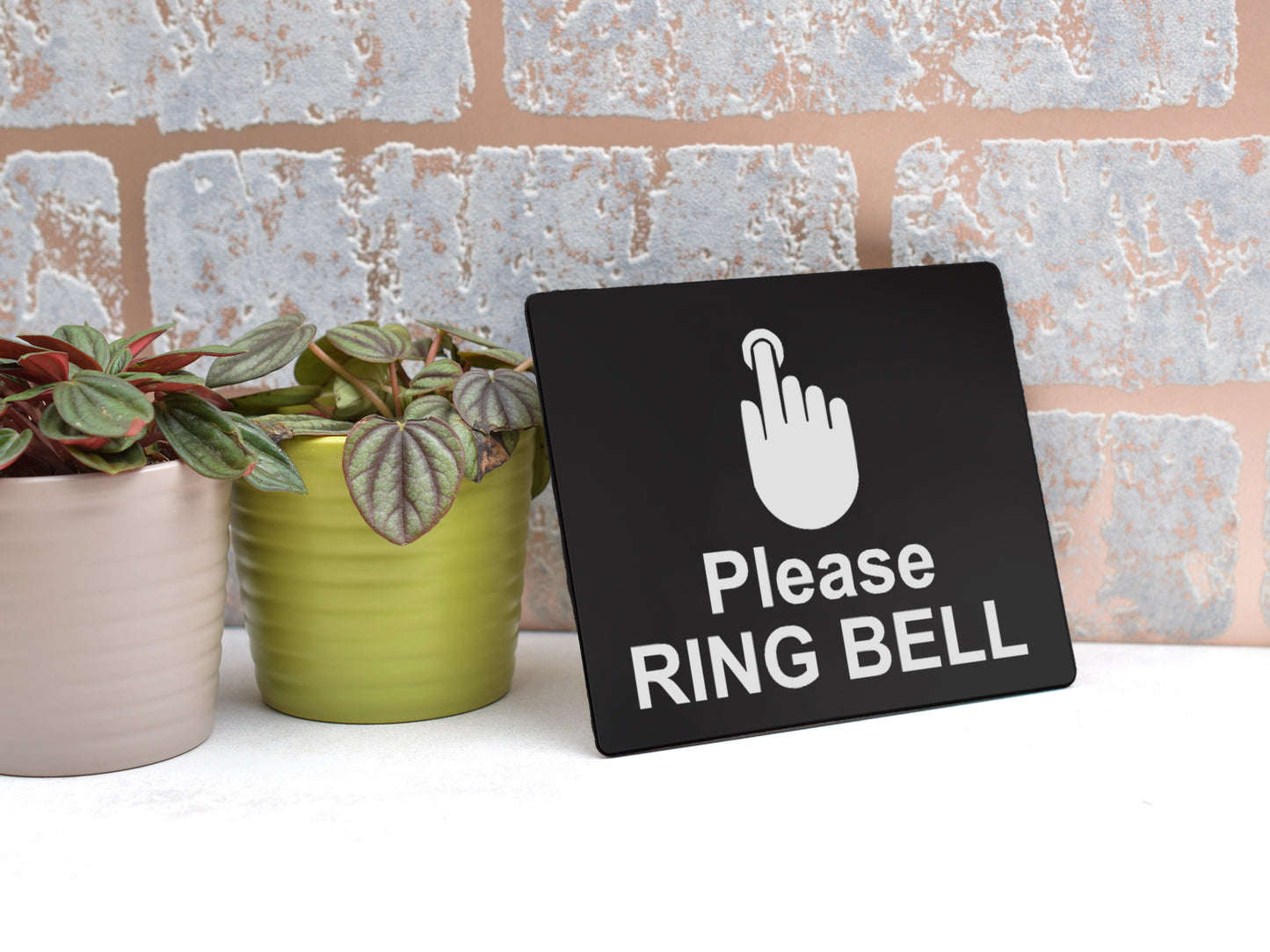 Please Ring Bell - Adhesive Sign – by origindesigned – Signs