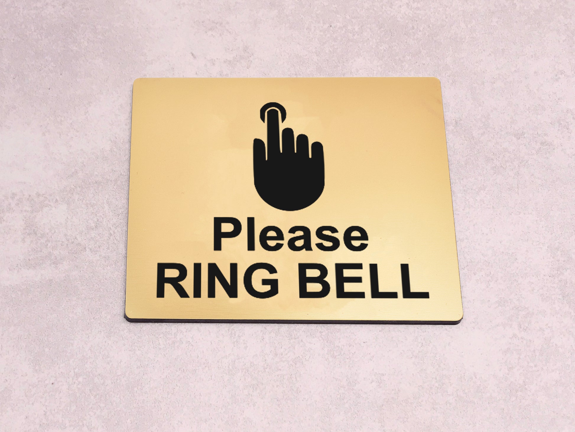 Please Ring Bell - Adhesive Sign – by origindesigned – Signs