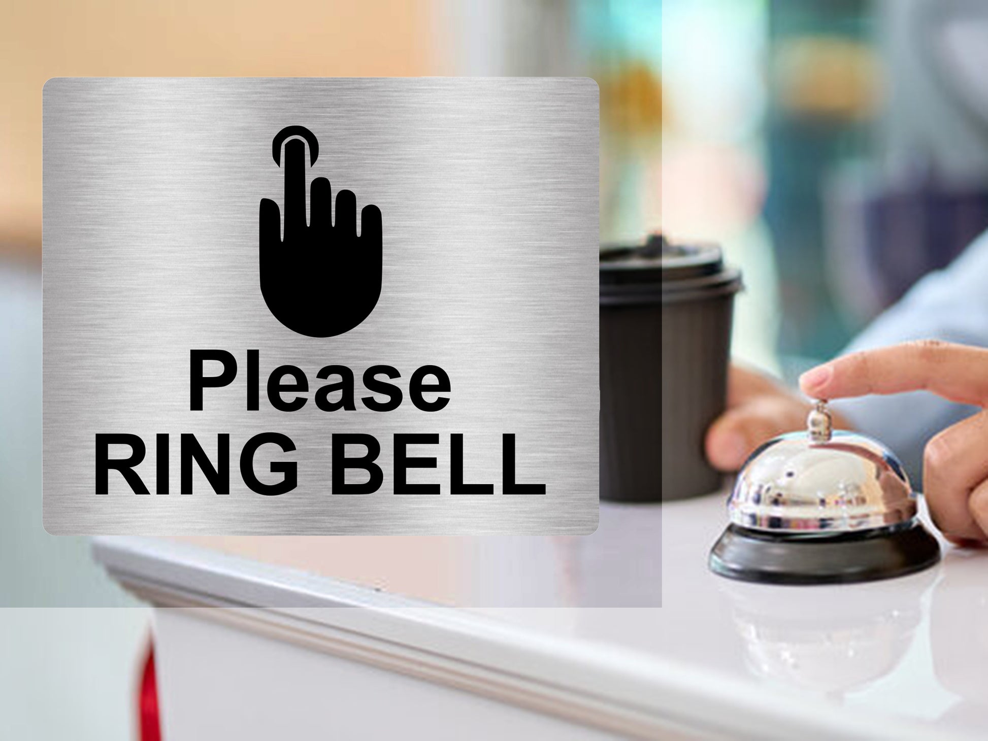 Please Ring Bell - Adhesive Sign – by origindesigned – Signs