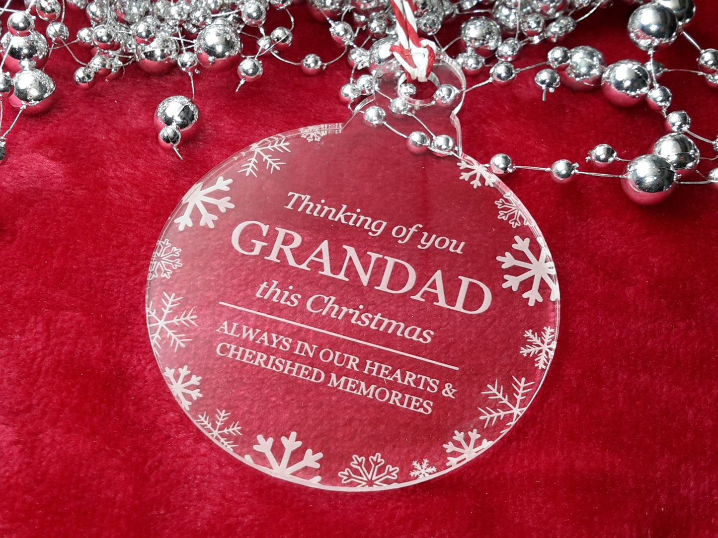 Thinking Of You This Christmas - Memorial Bauble, Tree Decoration – by origindesigned – Plaques & Nameplates