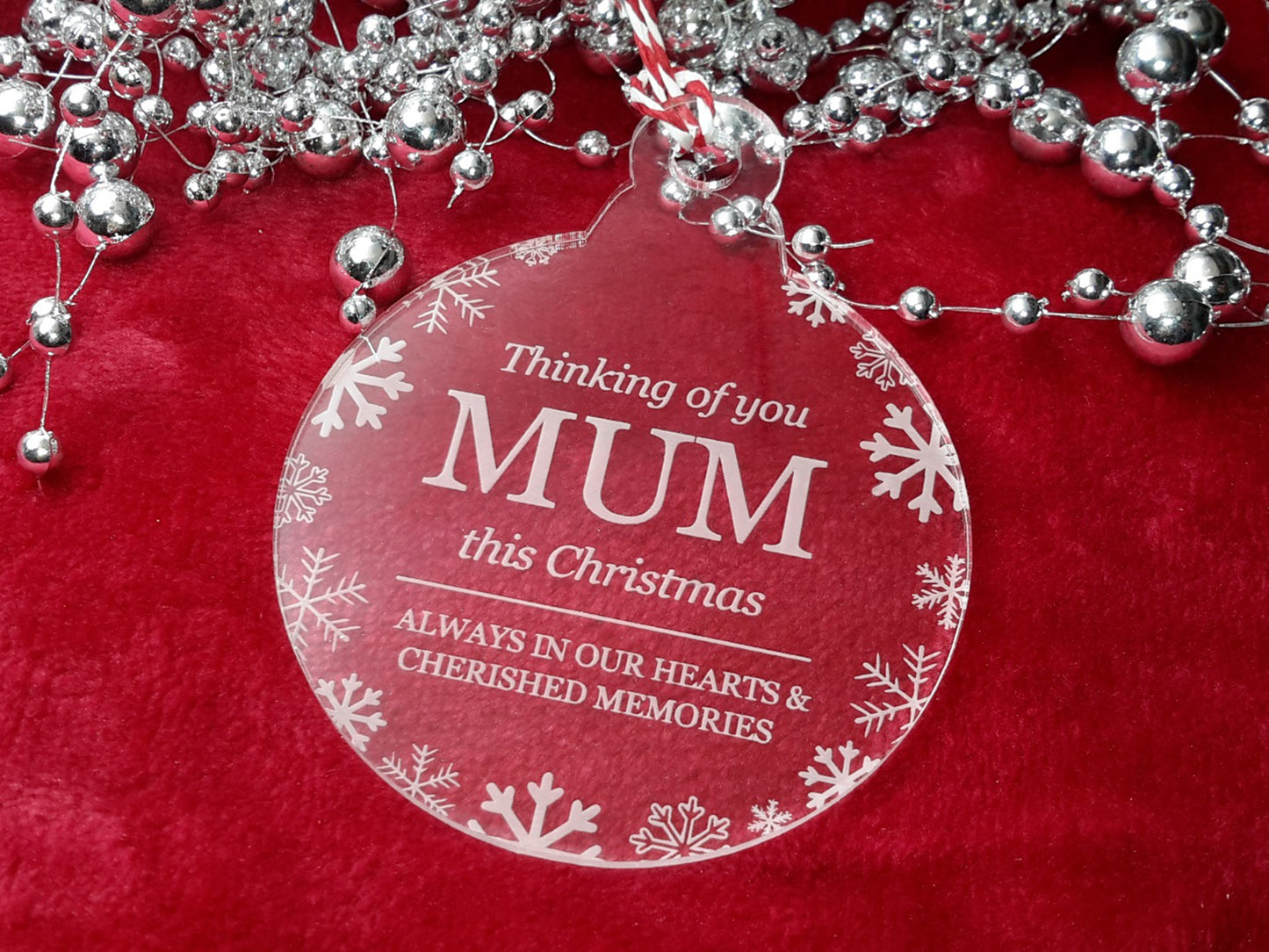 Thinking Of You This Christmas - Memorial Bauble, Tree Decoration – by origindesigned – Plaques & Nameplates