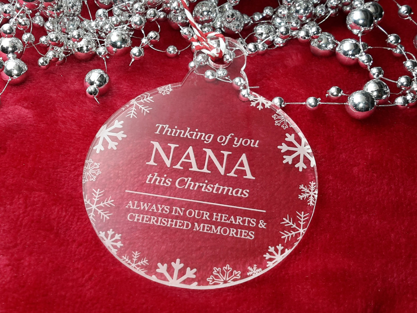 Thinking Of You This Christmas - Memorial Bauble, Tree Decoration – by origindesigned – Plaques & Nameplates