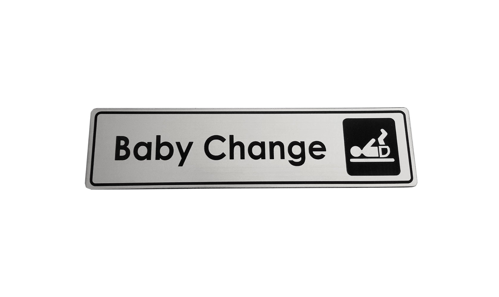 Metallic Baby Change Sign – by origindesigned – Toilet & Bathroom Signs