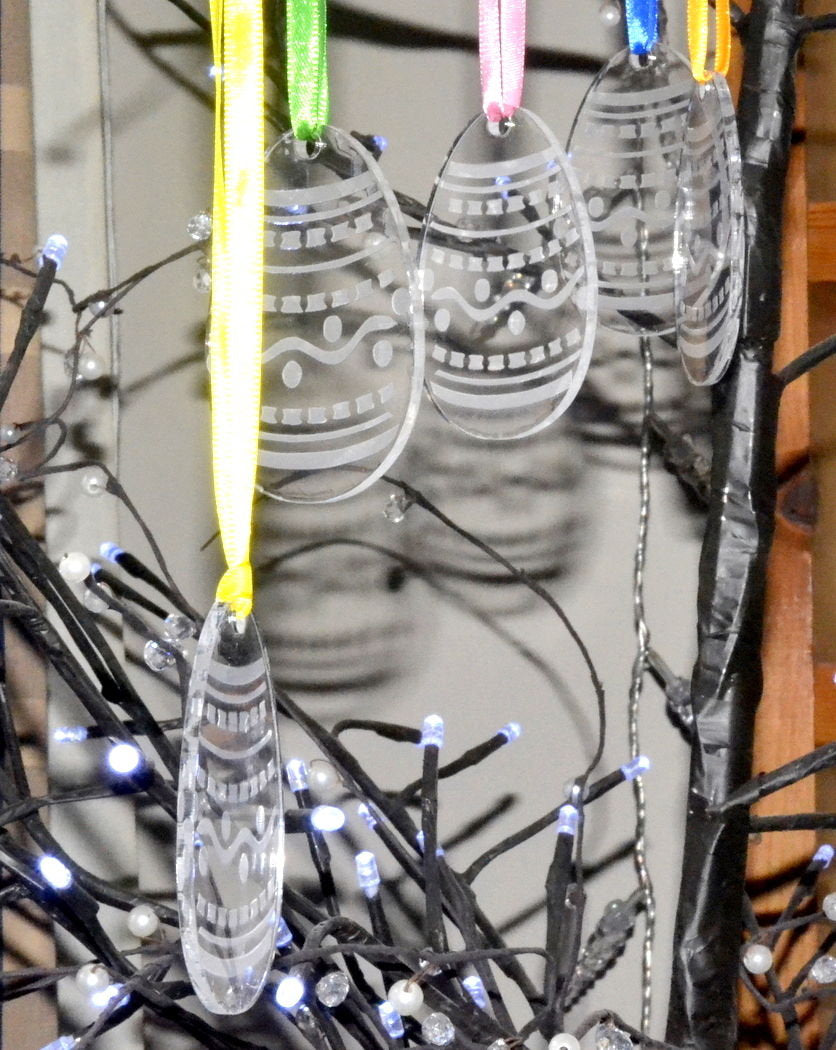 Hanging Easter Egg Decorations - pack of 5 – by origindesigned – Signs