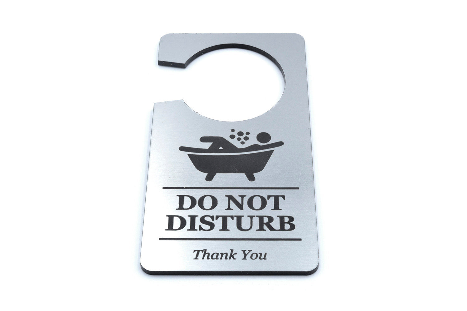In Bath Do Not Disturb Door Hanger – by origindesigned – Signs