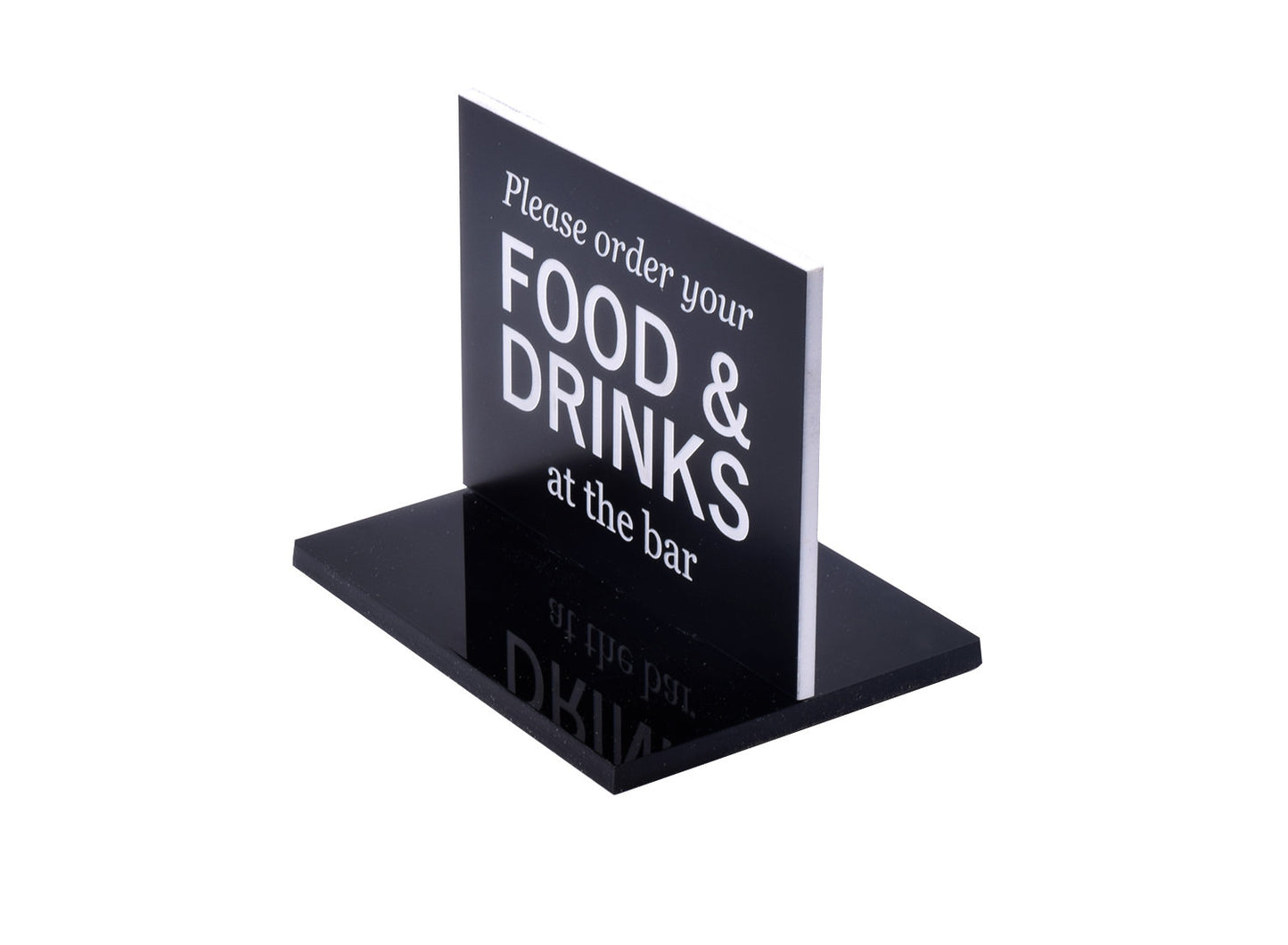 Please Order Food & Drinks At The Bar – by origindesigned – Signs