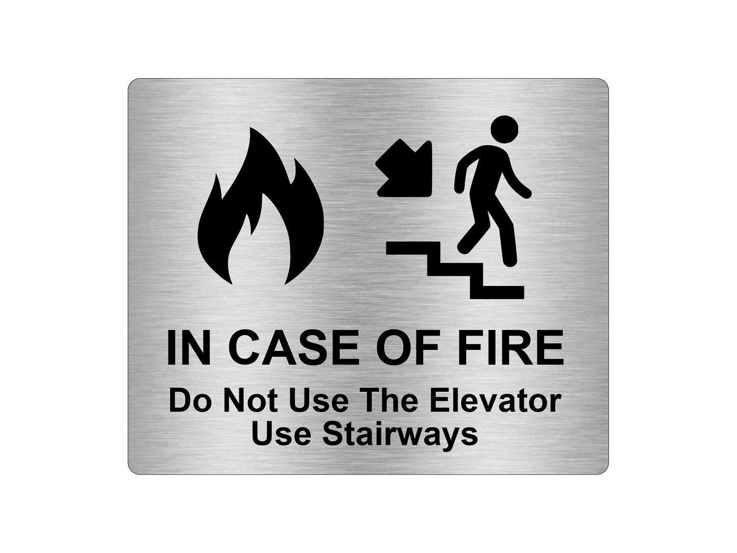 Self Adhesive Do Not Use Elevator Fire Safety Sign – by origindesigned – Safety & Warning Signs