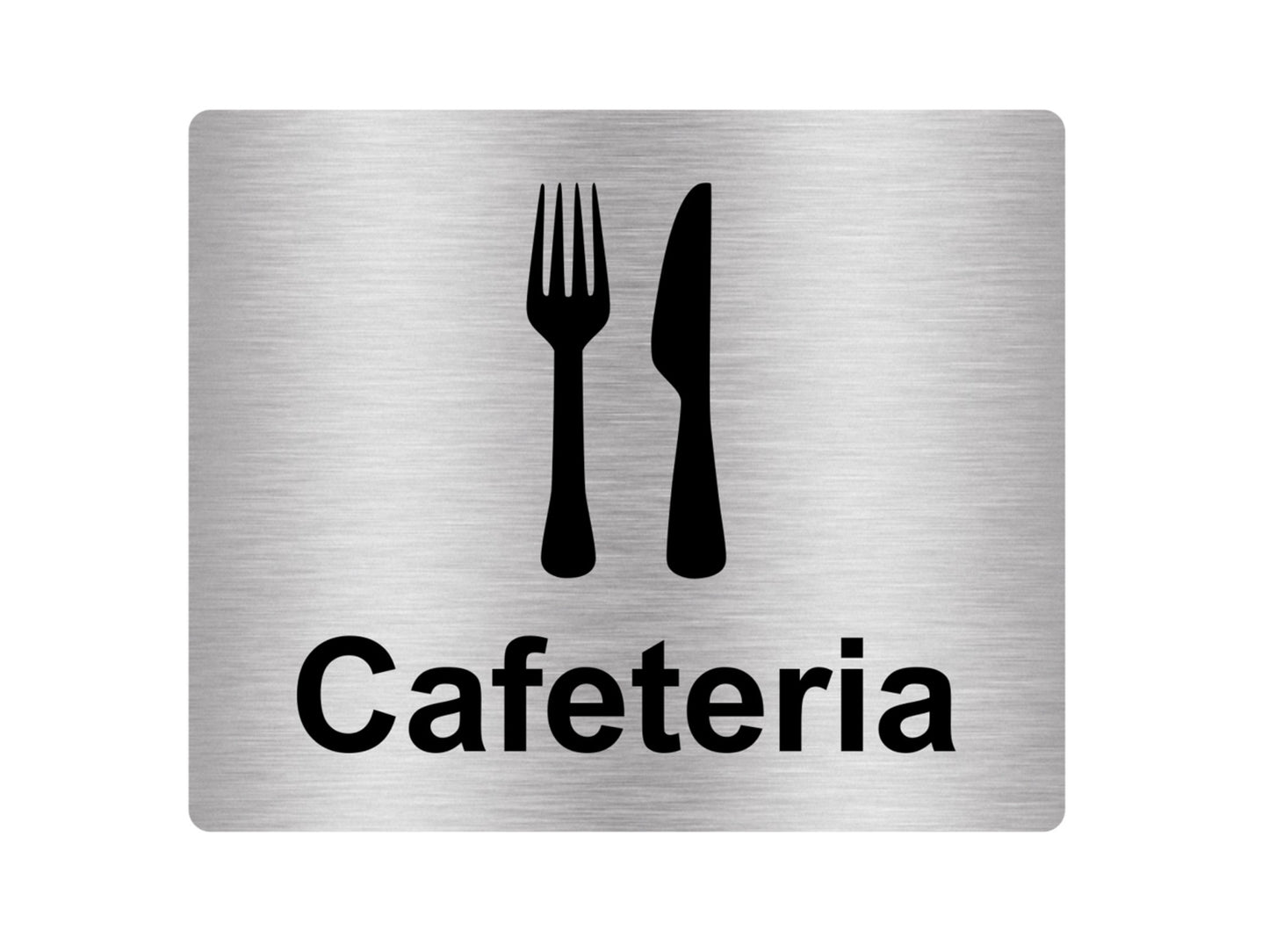 Self Adhesive Metallic Cafeteria Sign – by origindesigned – Signs