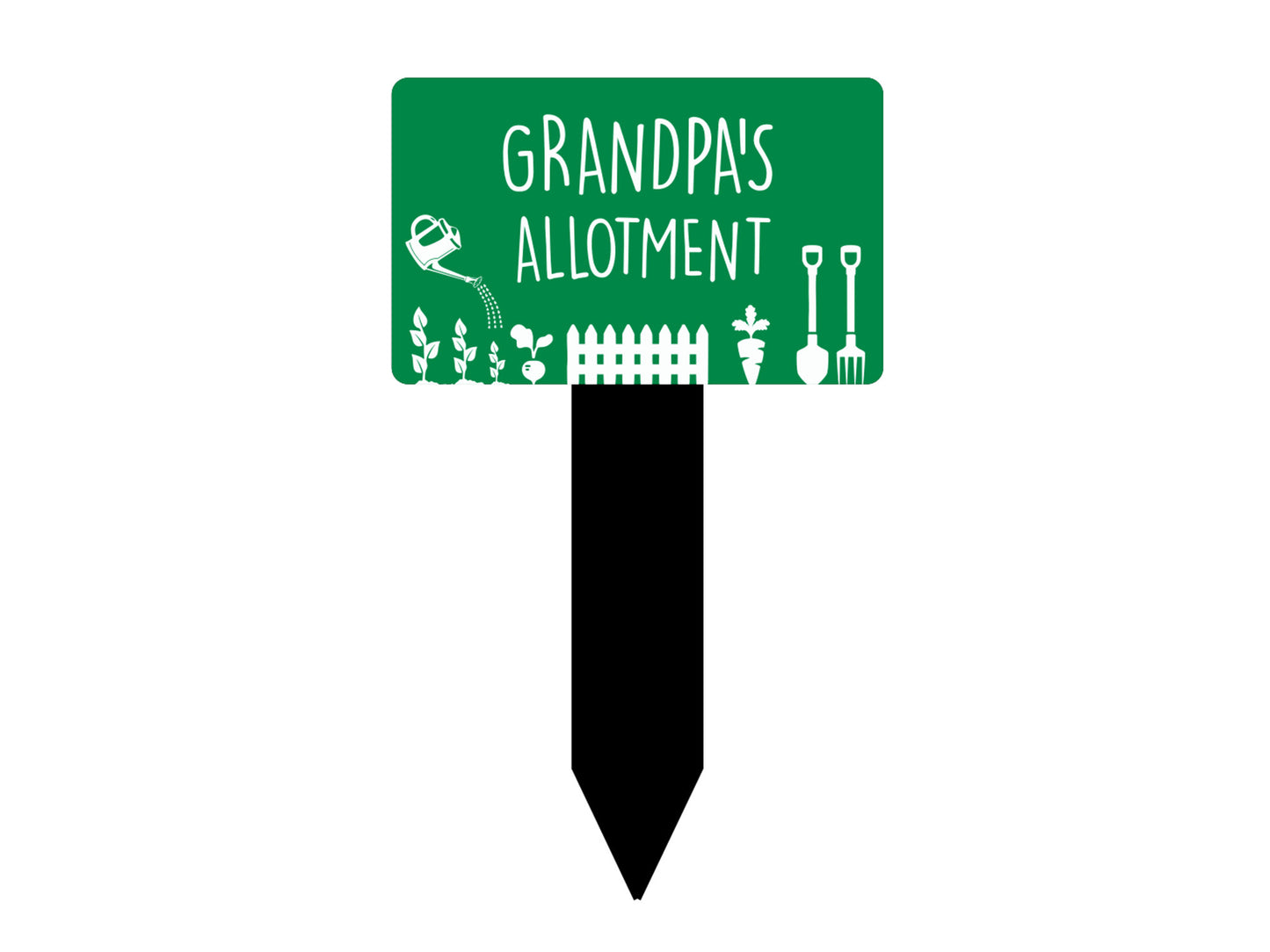 Green Allotment Sign – by origindesigned – Garden & Outdoor Signs
