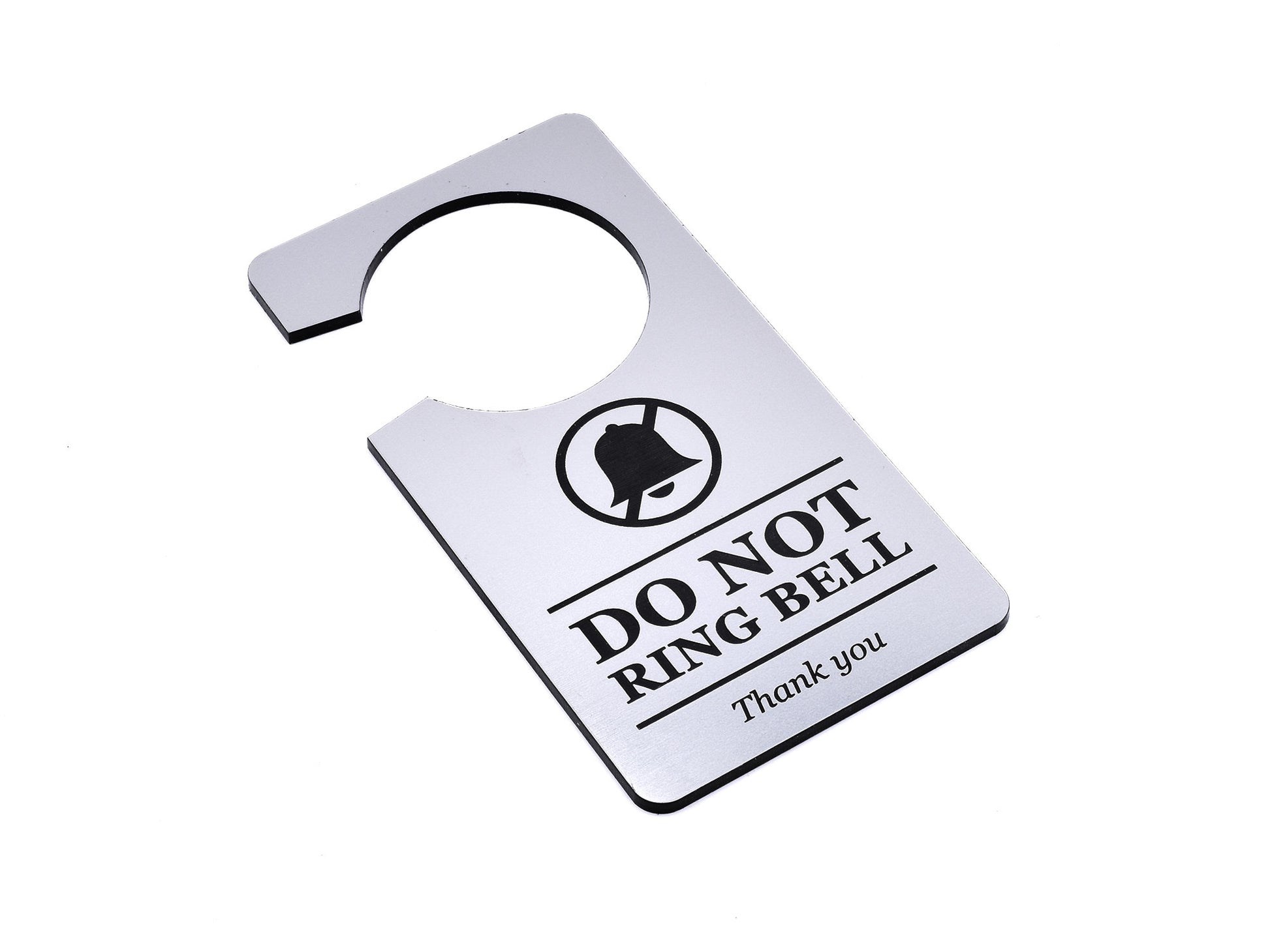 Do Not Ring Bell - DND Door Hanger – by origindesigned – Signs