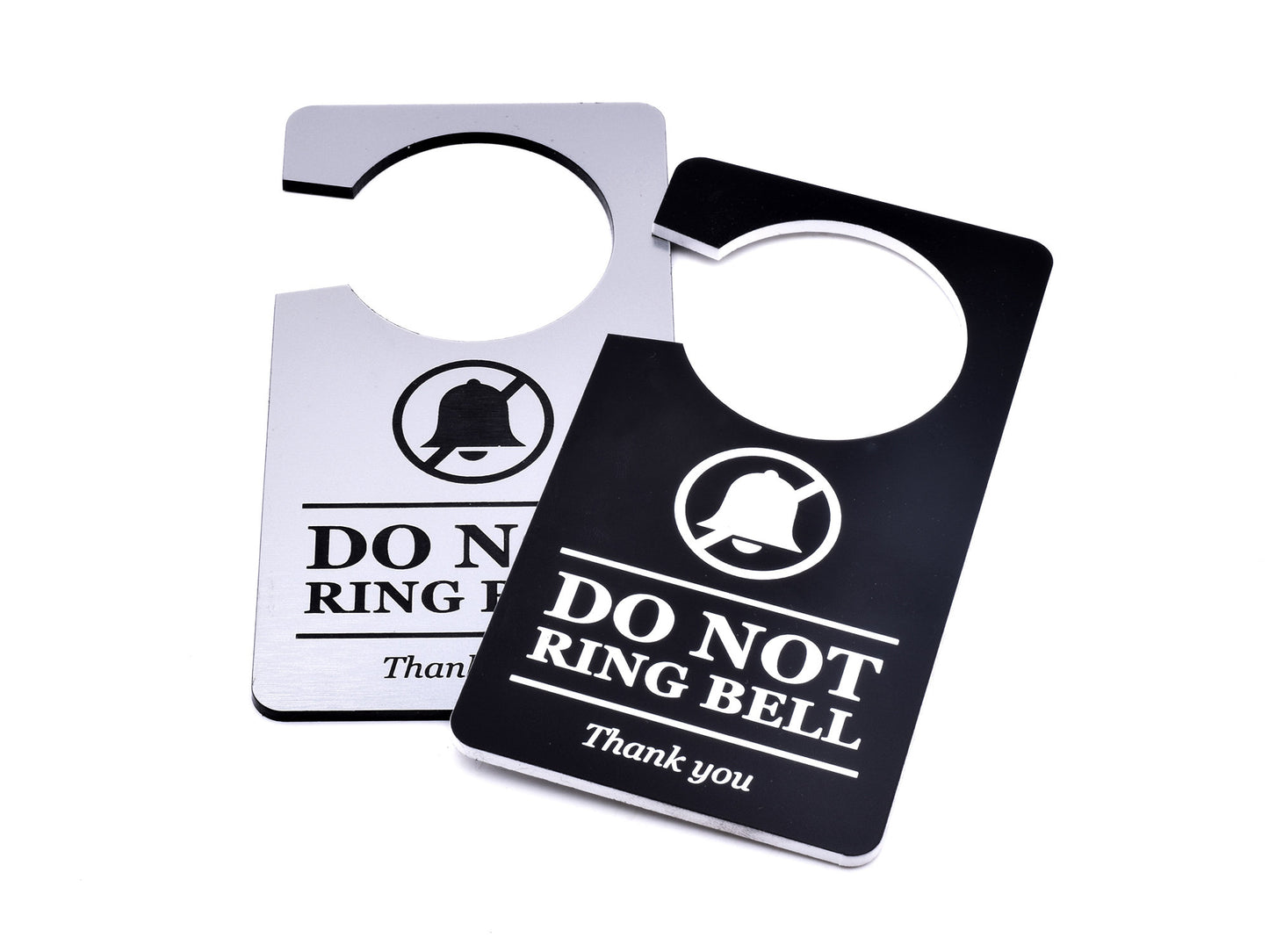 Do Not Ring Bell - DND Door Hanger – by origindesigned – Signs