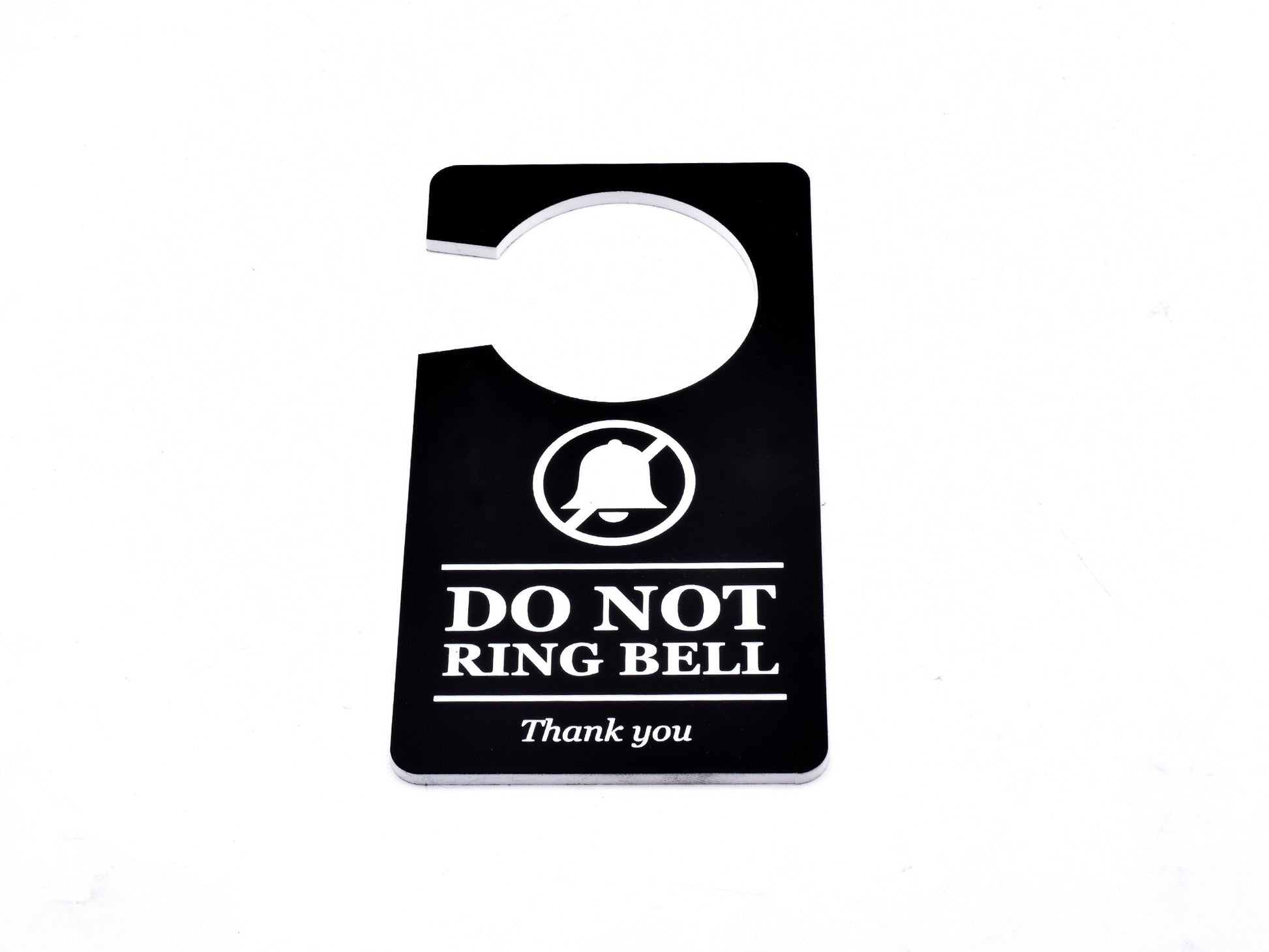 Do Not Ring Bell - DND Door Hanger – by origindesigned – Signs